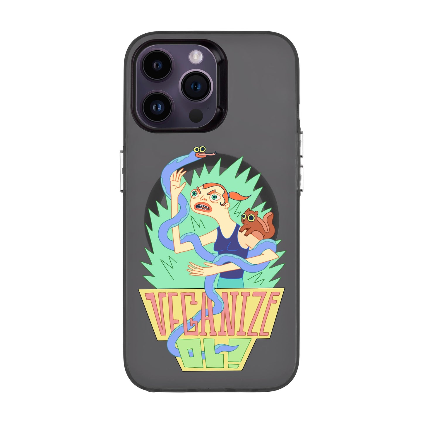 VEGANİZE-iPhone 14 Pro Max Hold Kılıf MagSafe Özellikli