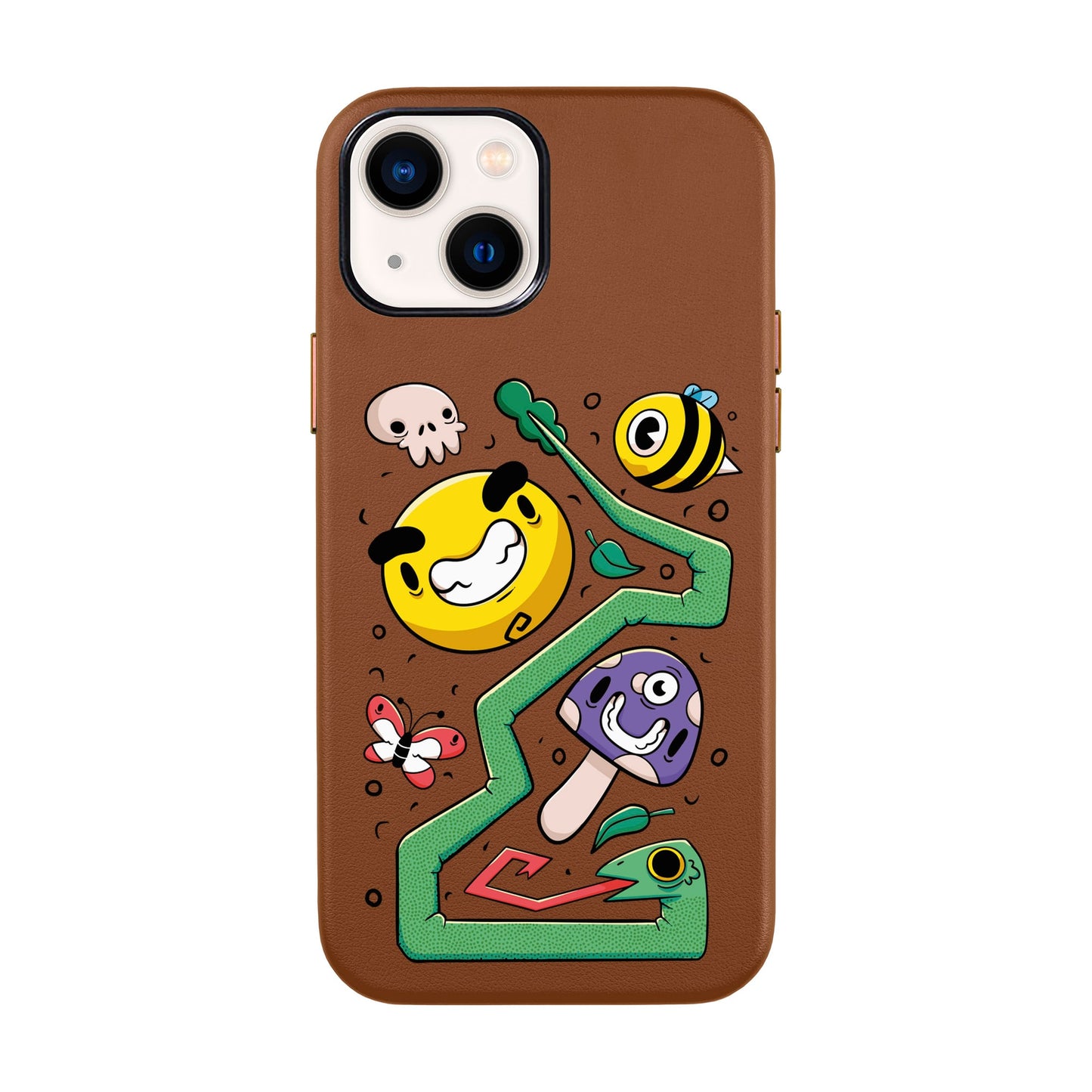 NADUR-iPhone 14 Leather Kılıf
