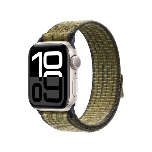 Apple Watch Sewing Kordon-Yeşil Gri