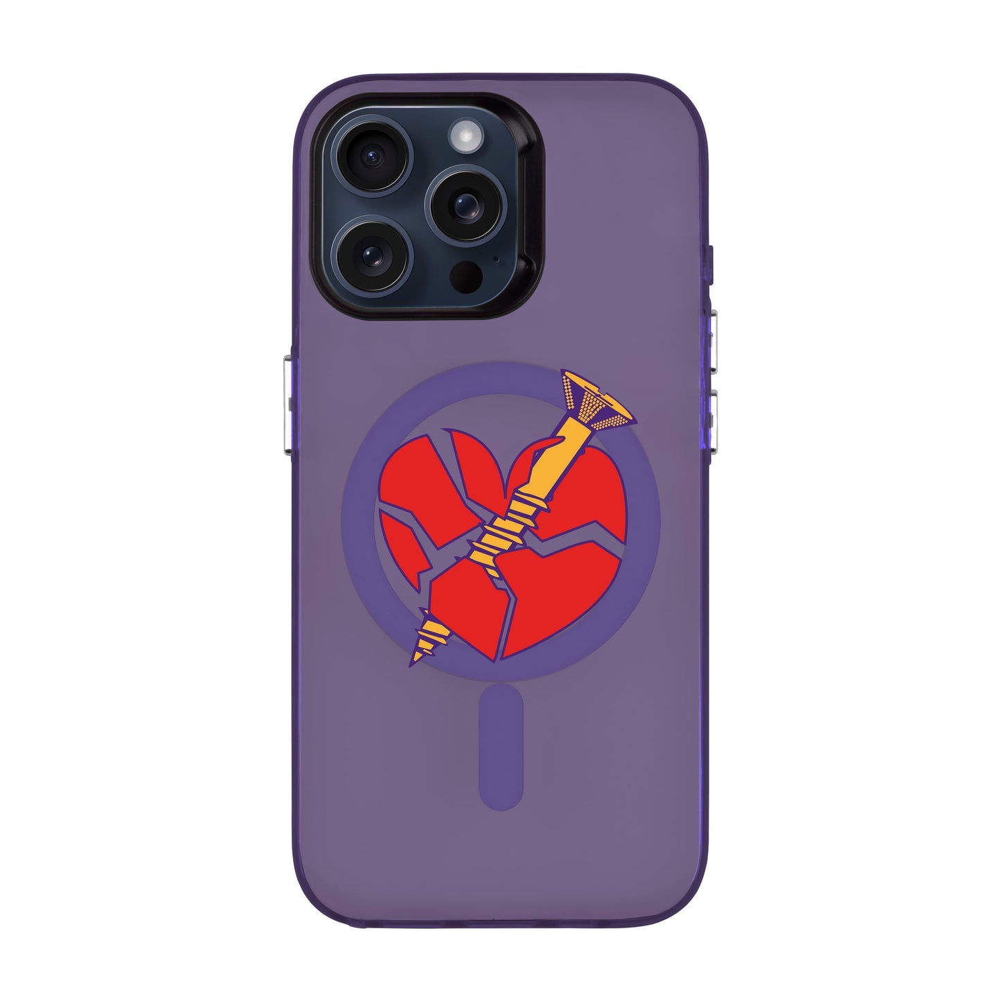 BROKEN HEART-iPhone 13 Pro Max Hold Kılıf MagSafe Özellikli