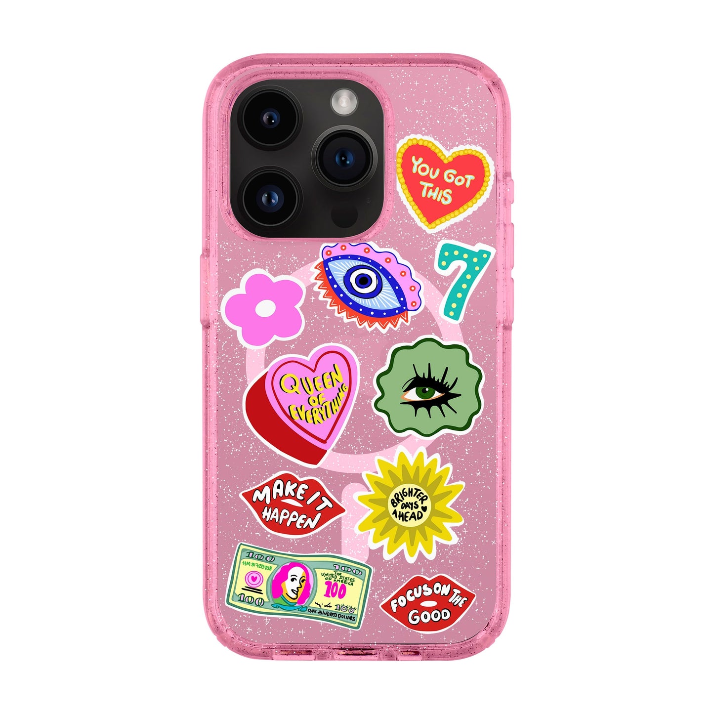 HM STICKERS-iPhone 14 Pro Shiny Kılıf MagSafe Özellikli