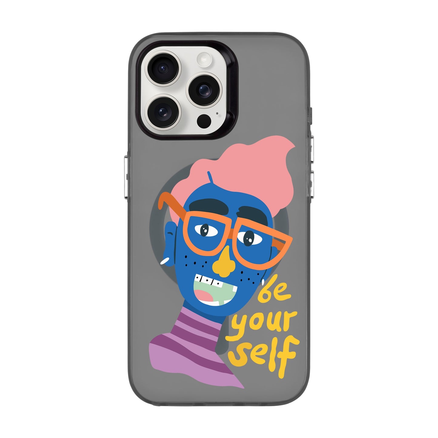 BE YOUR SELF-iPhone 15 Pro Hold Kılıf MagSafe Özellikli