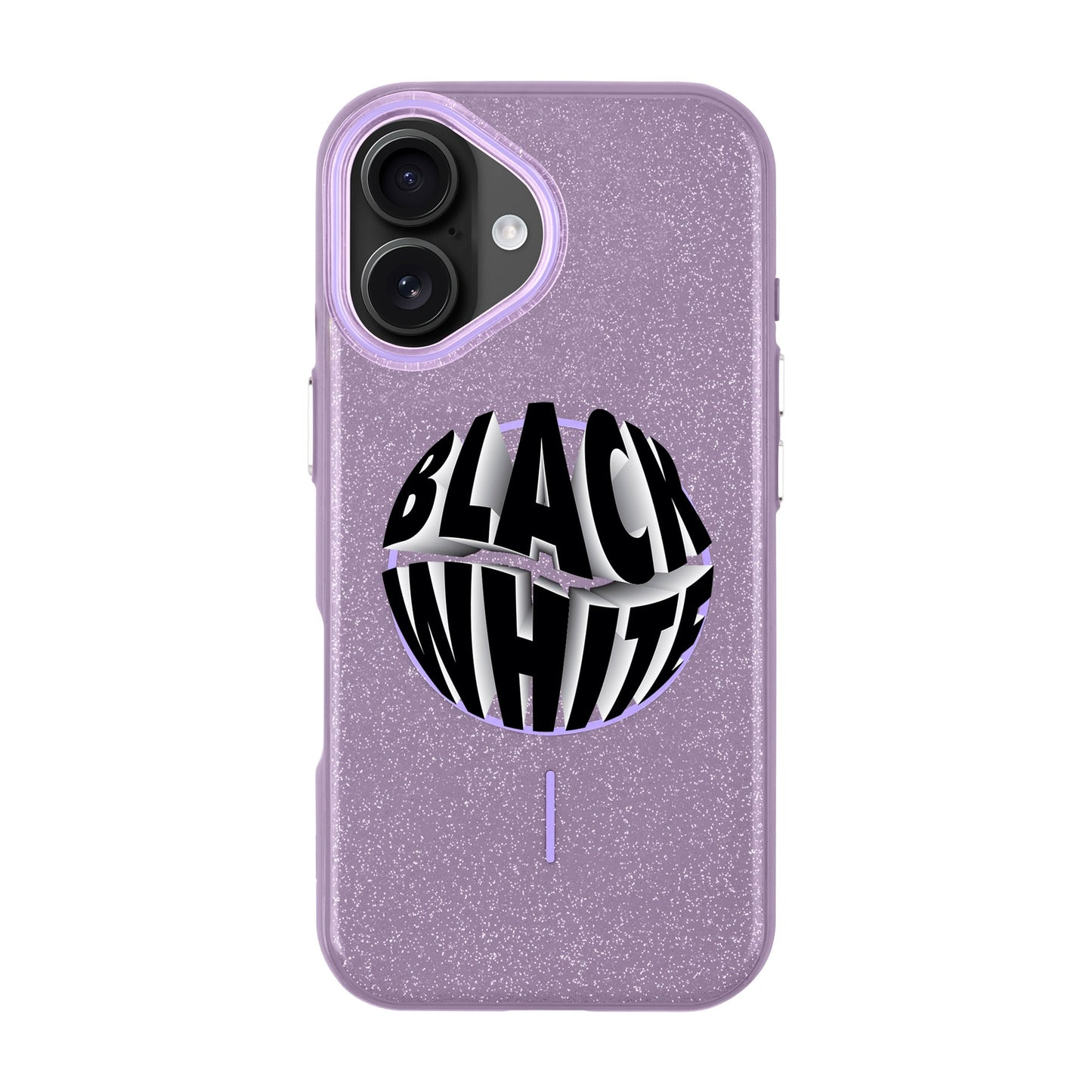 BLACK WHITE-iPhone 16 Plus Radiant Kılıf MagSafe Özellikli
