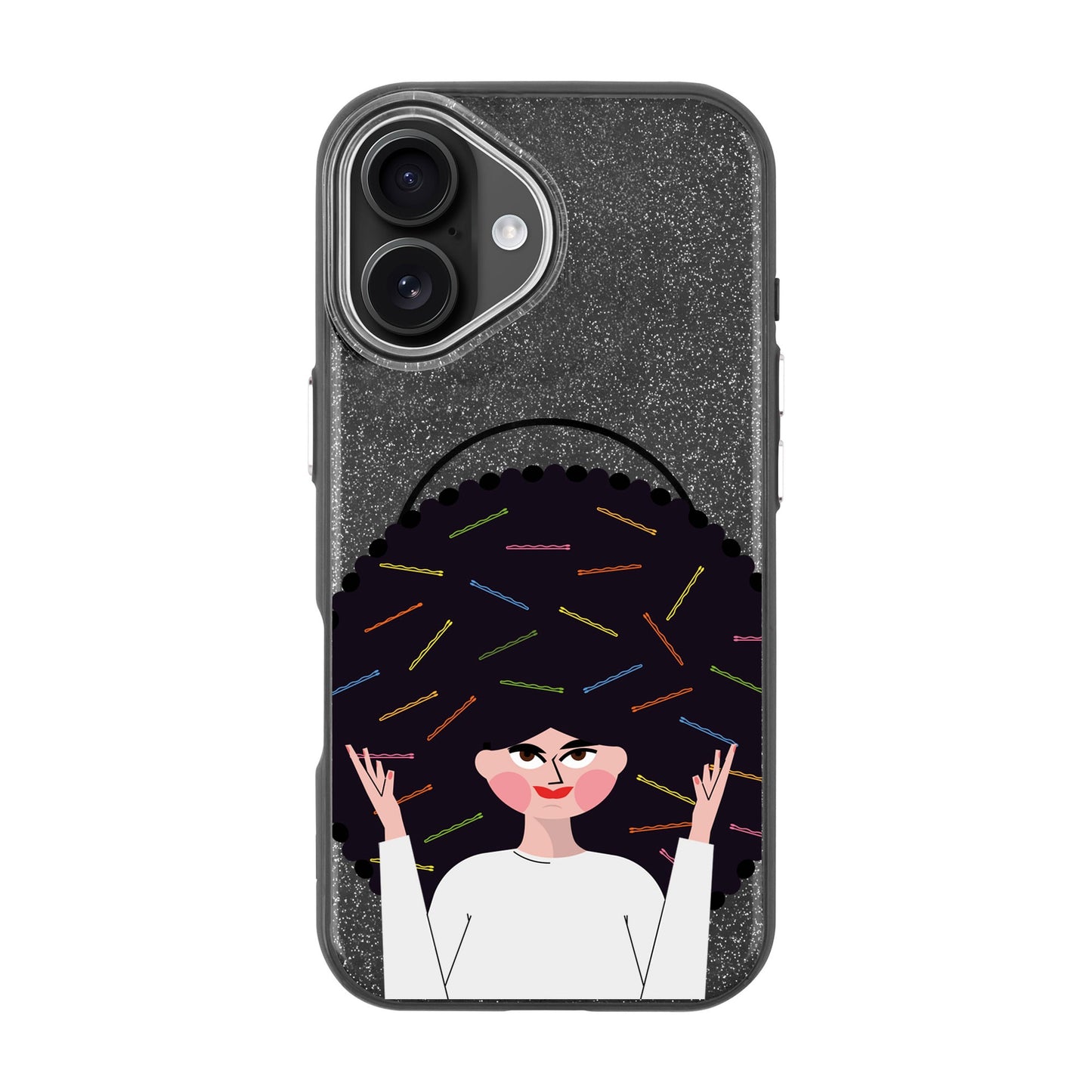 TANGLES OF HAPPINESS-iPhone 16 Radiant Kılıf MagSafe Özellikli