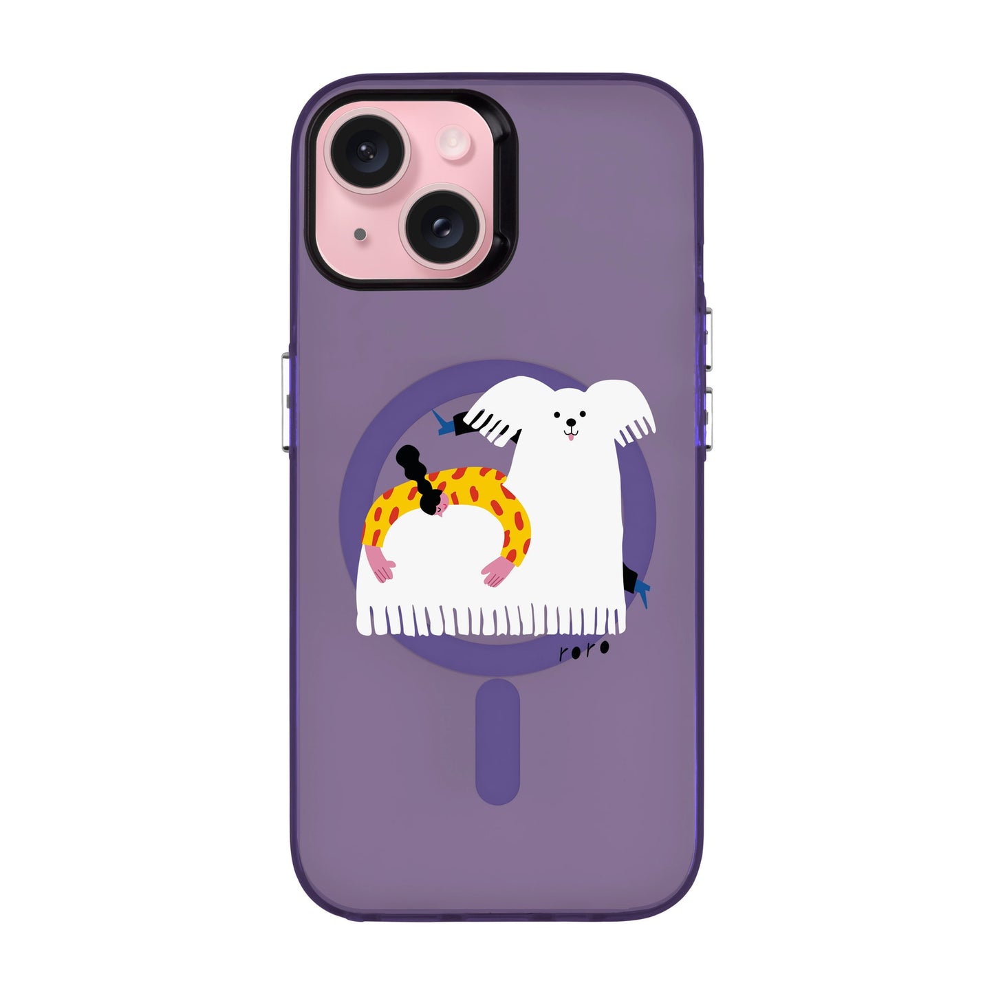 FANCY DOG-iPhone 15 Hold Kılıf MagSafe Özellikli