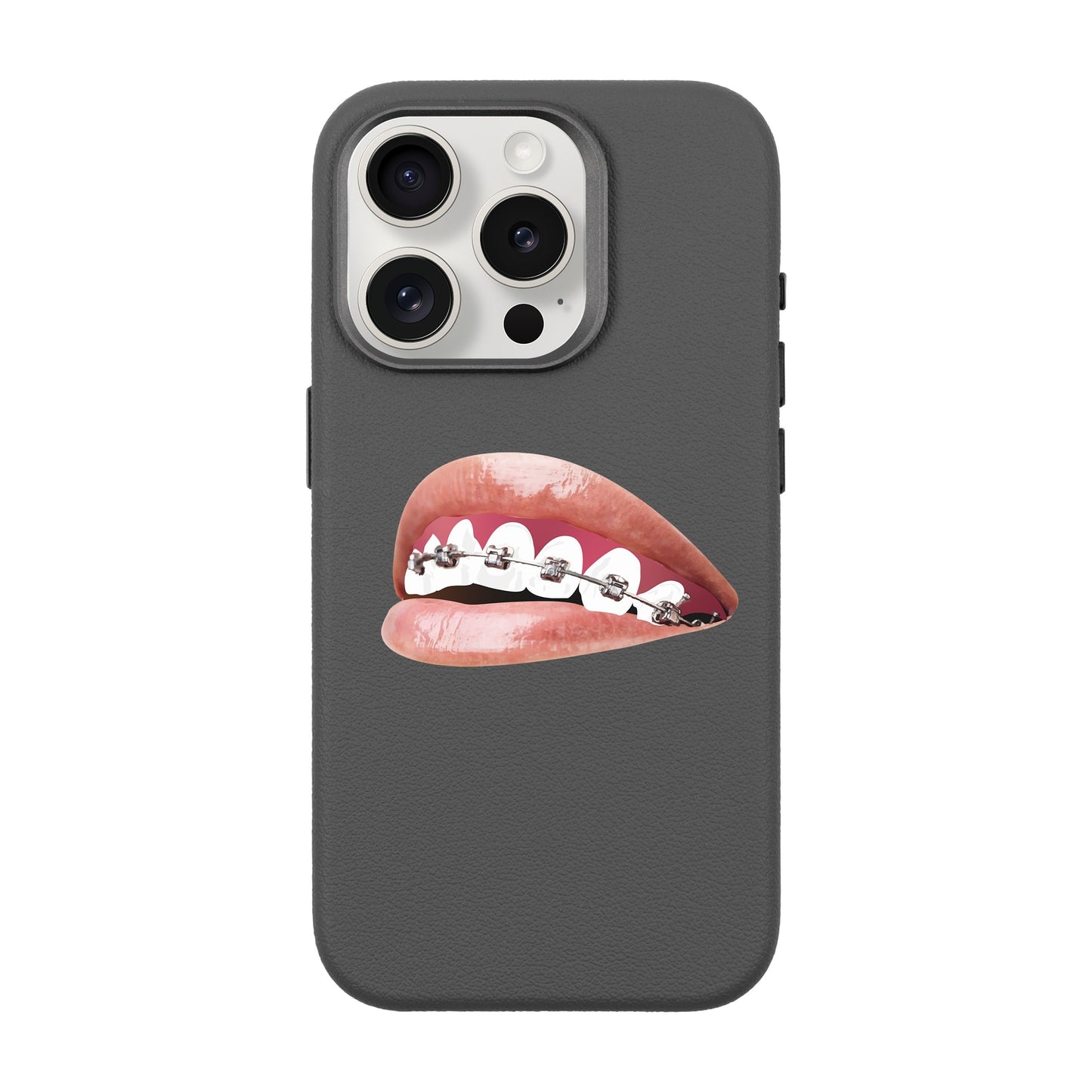 ORTHODONTIST-iPhone 15 Pro Leather Premium Kılıf MagSafe Özellikli