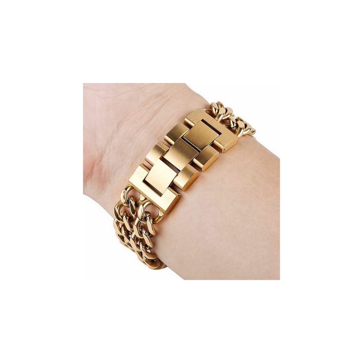 Apple Watch Force Chain Kordon-Gold