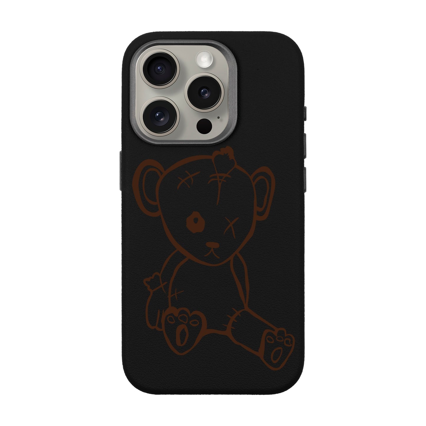 BABY BEAR-iPhone 15 Pro Leather Premium Kılıf MagSafe Özellikli