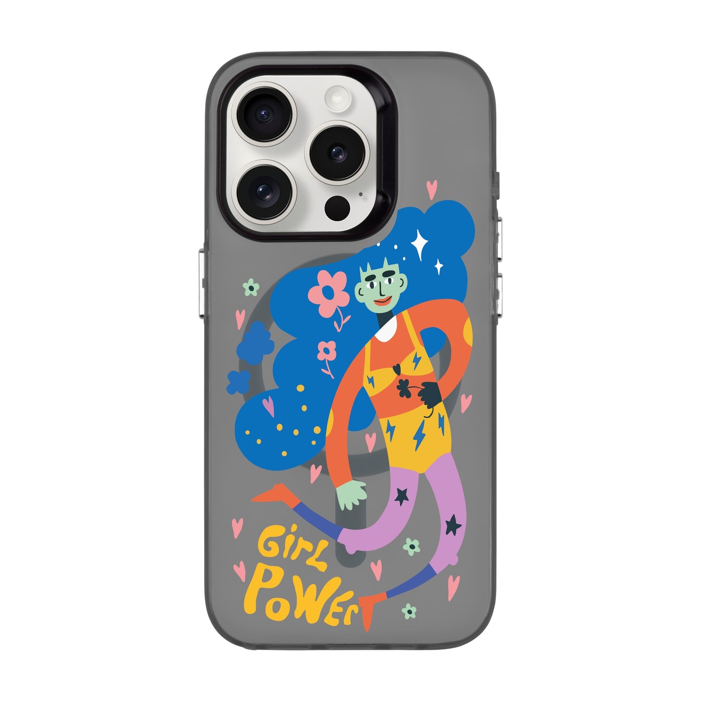 GIRL POWER-iPhone 15 Pro Hold Kılıf MagSafe Özellikli