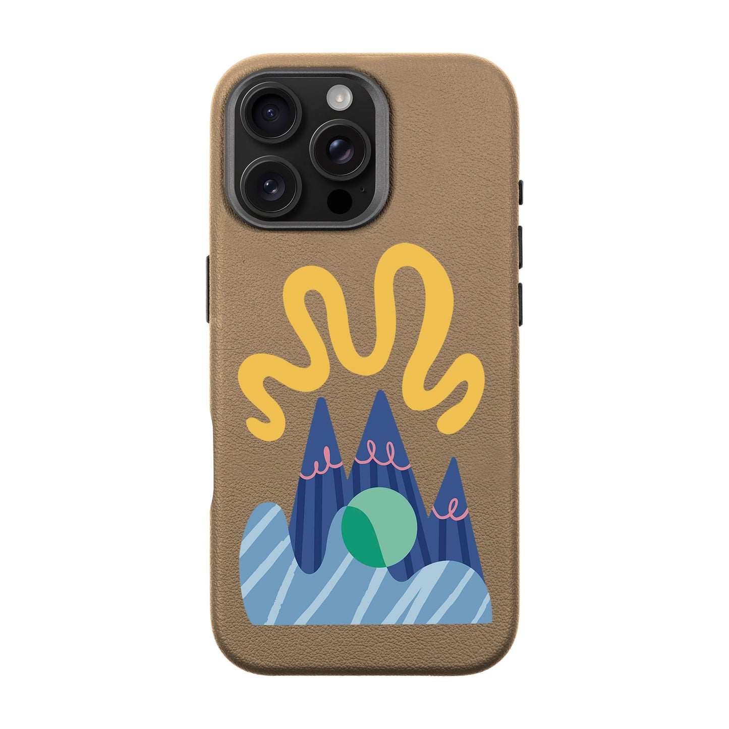 MOUNTAIN-iPhone 16 Pro Max Leather Premium Kılıf MagSafe Özellikli
