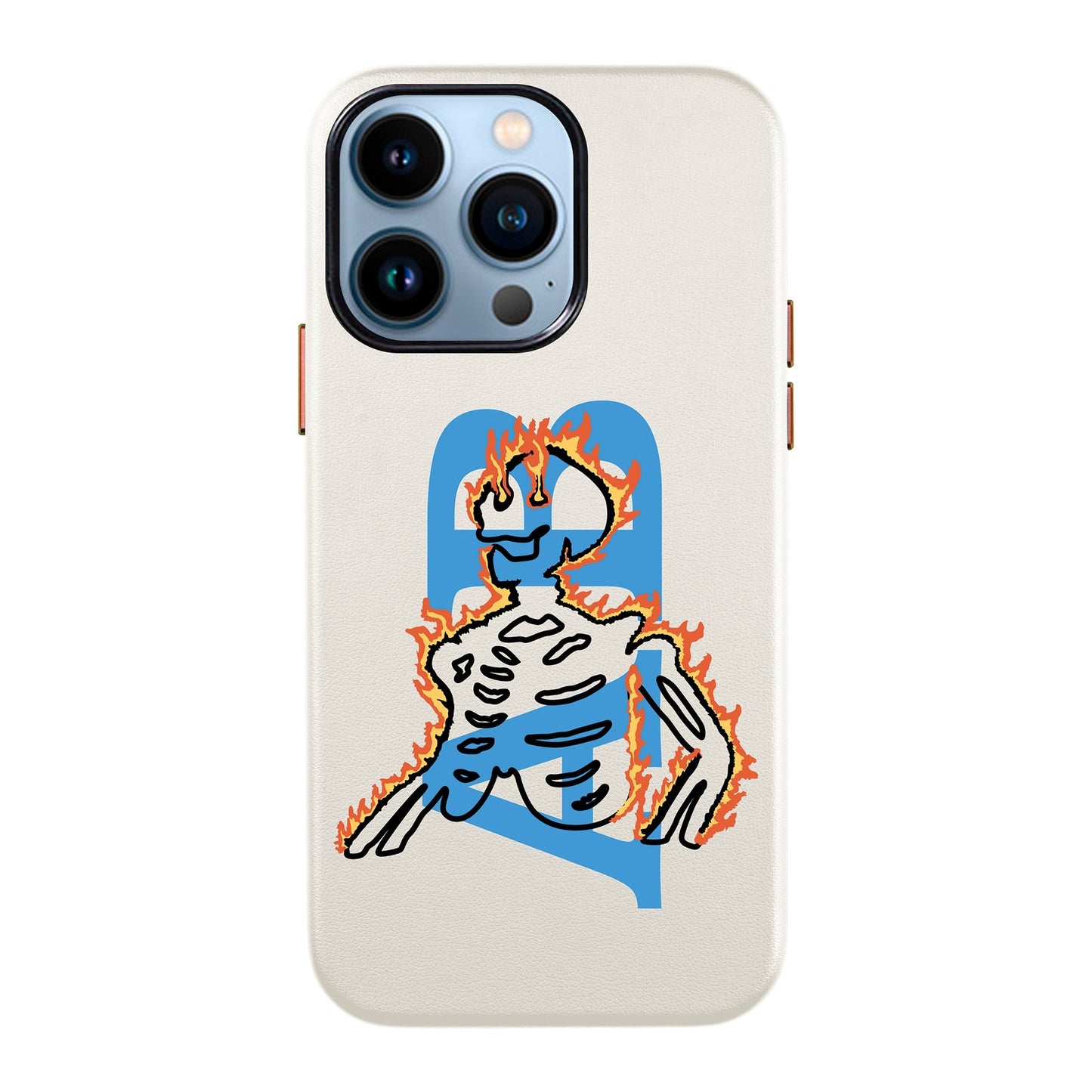 HOT HUMAN KİŞİSELLEŞTİRİLMİŞ-iPhone 13 Pro Max Leather Kılıf