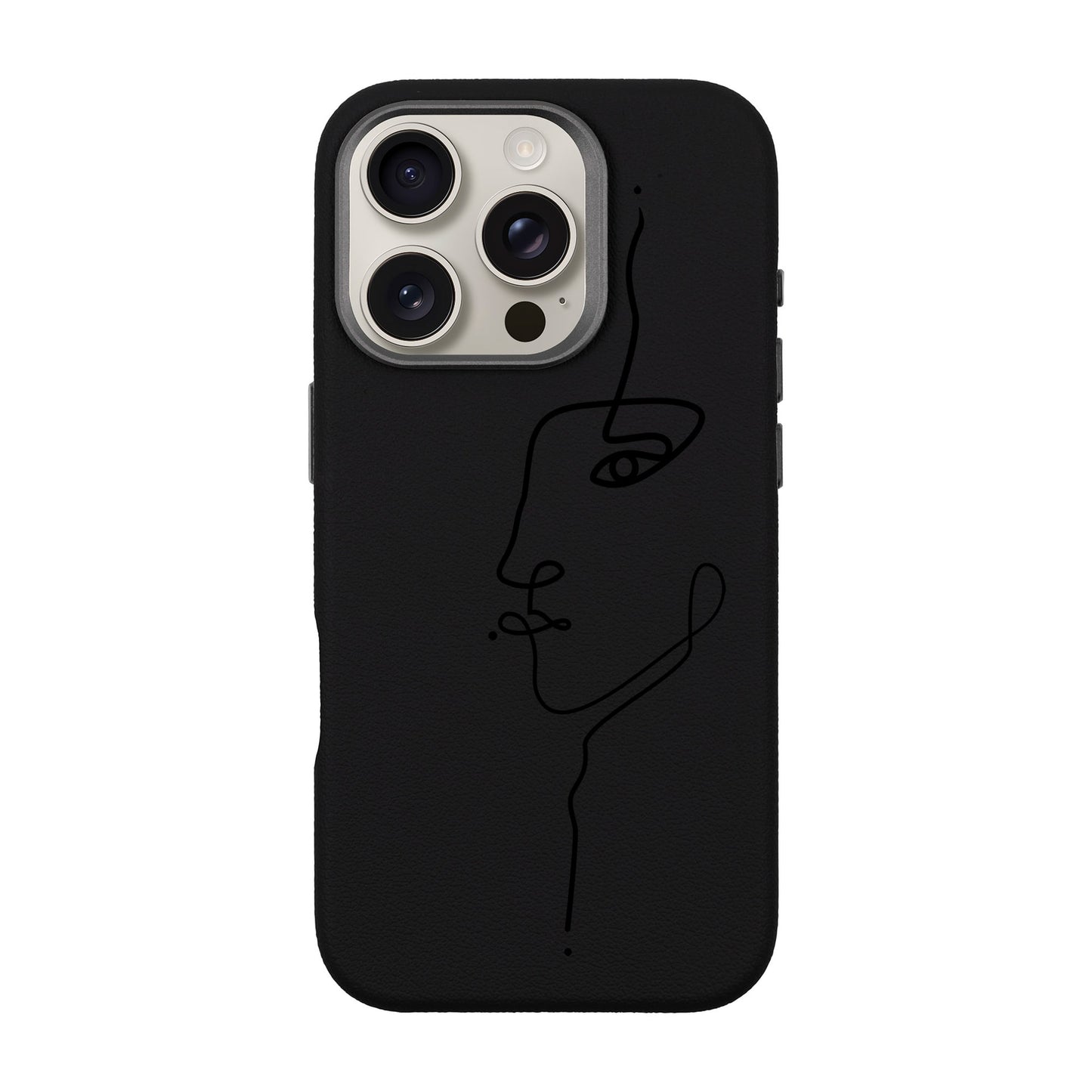 FACE-iPhone 16 Pro Leather Premium Kılıf MagSafe Özellikli
