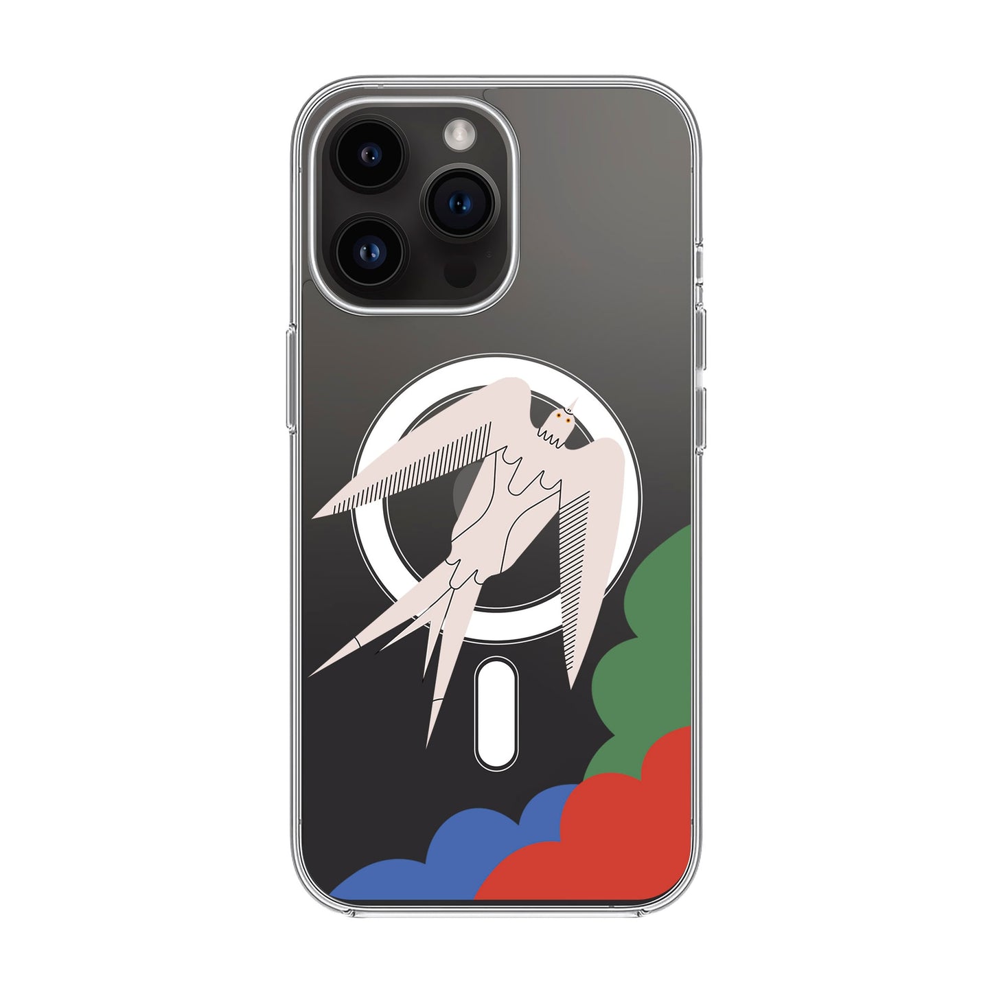 L’OISEAU LIBRE-iPhone 14 Pro Max Solid Kılıf MagSafe Özellikli