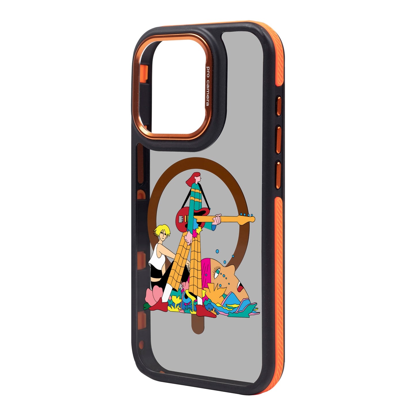 HER BAND-iPhone 15 Pro Max Dark Kılıf MagSafe Özellikli