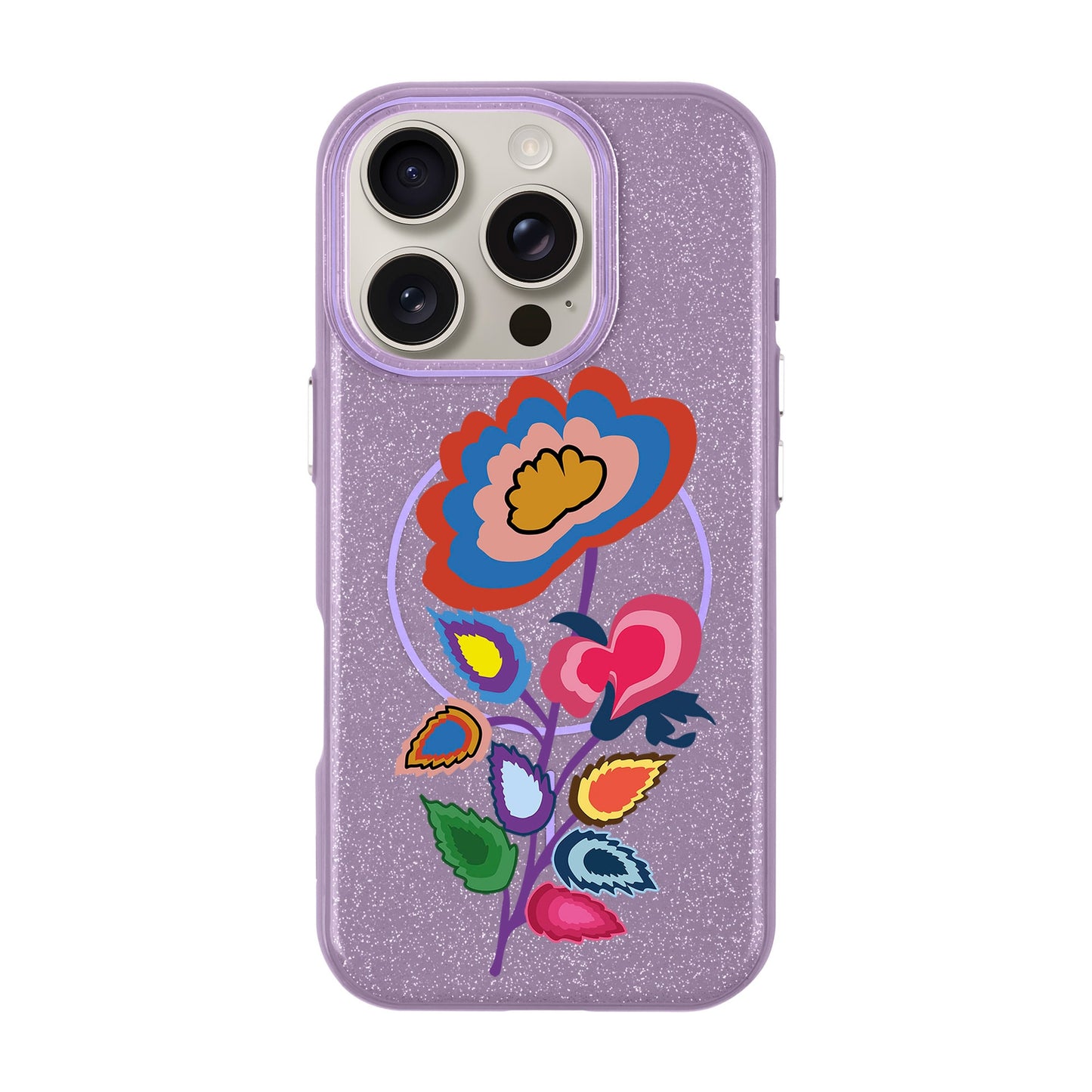 KNITTED FLOWER-iPhone 16 Pro Radiant Kılıf MagSafe Özellikli
