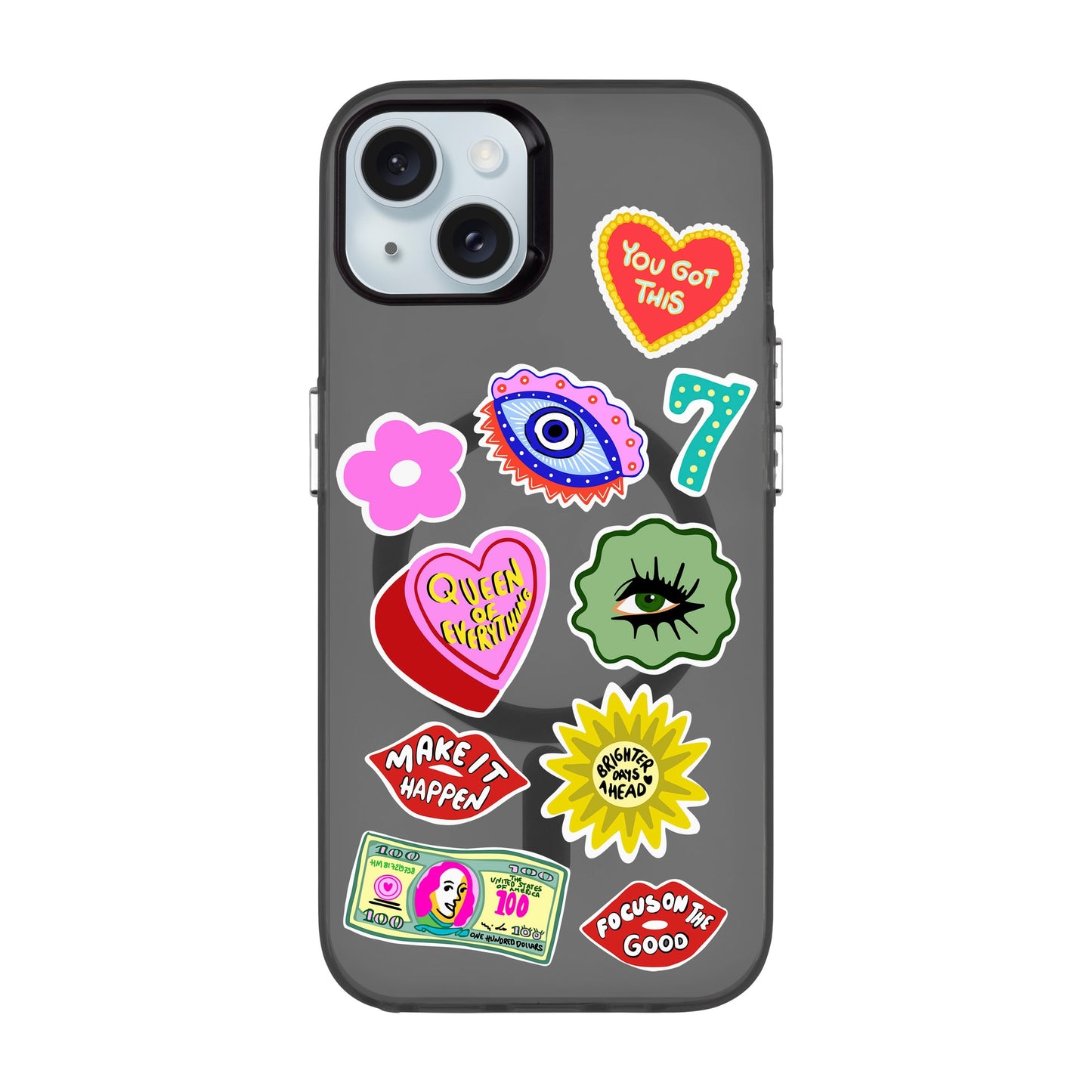 HM STICKERS-iPhone 15 Plus Hold Kılıf MagSafe Özellikli
