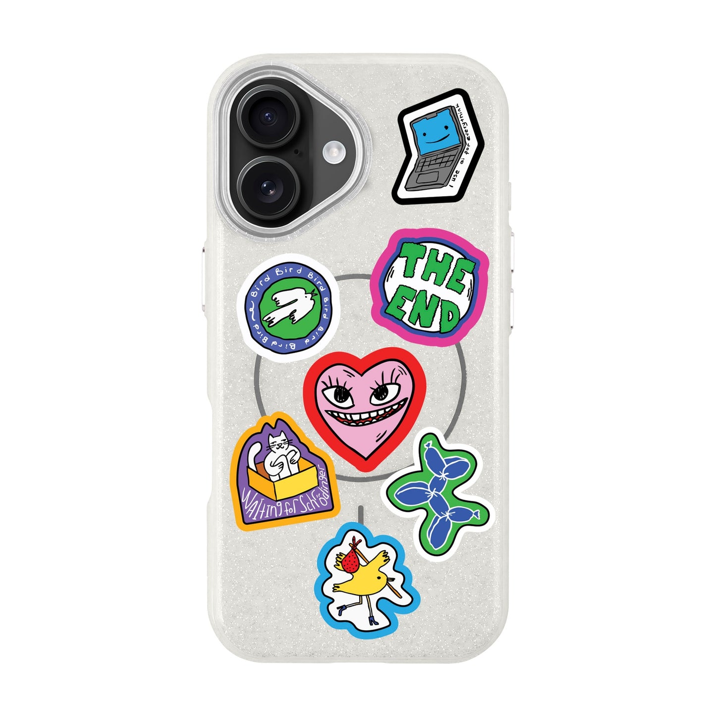 TŌTEN STICKERZ-iPhone 16 Plus Radiant Kılıf MagSafe Özellikli