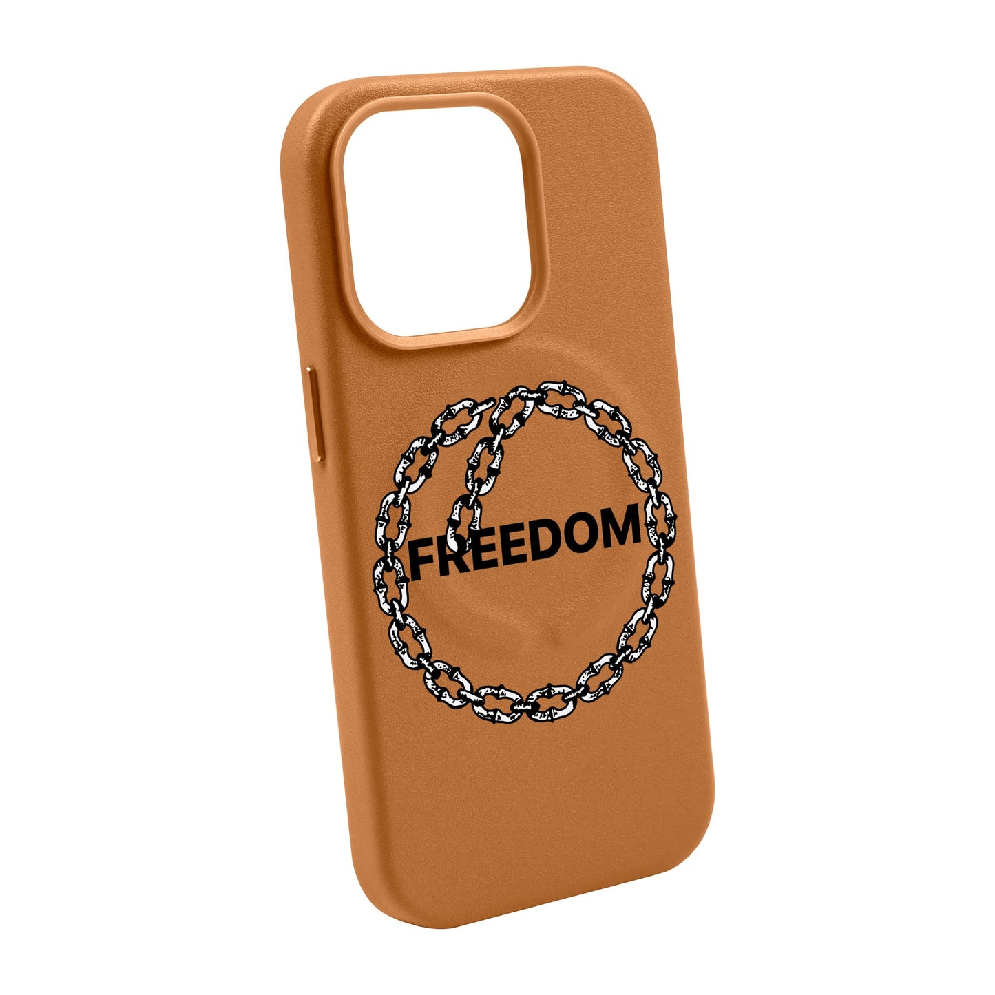FREEDOM-iPhone 14 Pro Max Leather Kılıf MagSafe Özellikli