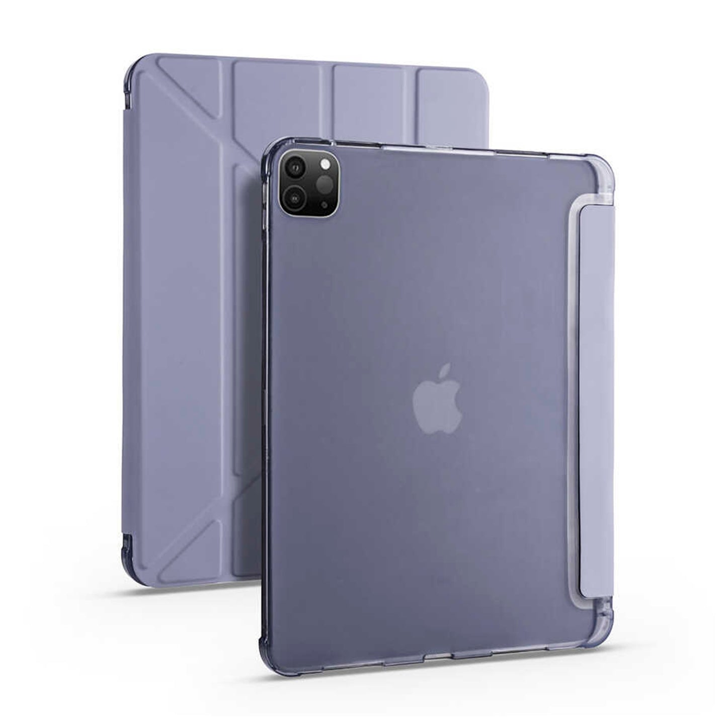 Apple iPad Pro 12.9 inç 2020 (4.Nesil)-Trigon Folding Kalemlikli Standlı Kılıf