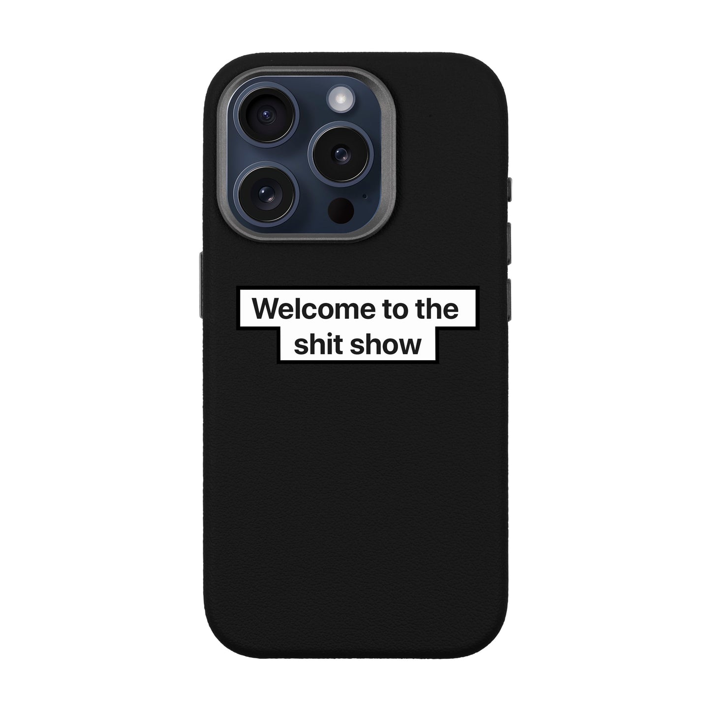 WELCOME-iPhone 15 Pro Leather Premium Kılıf MagSafe Özellikli