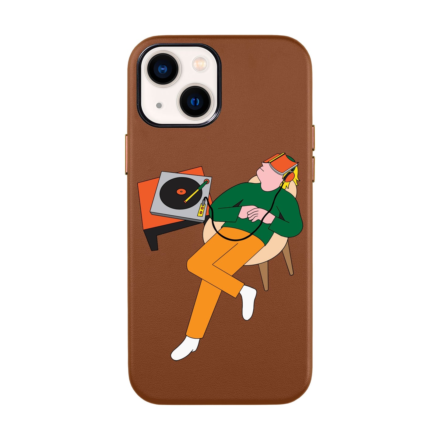 LAZY SUNDAY AFTERNOON-iPhone 14 Leather Kılıf