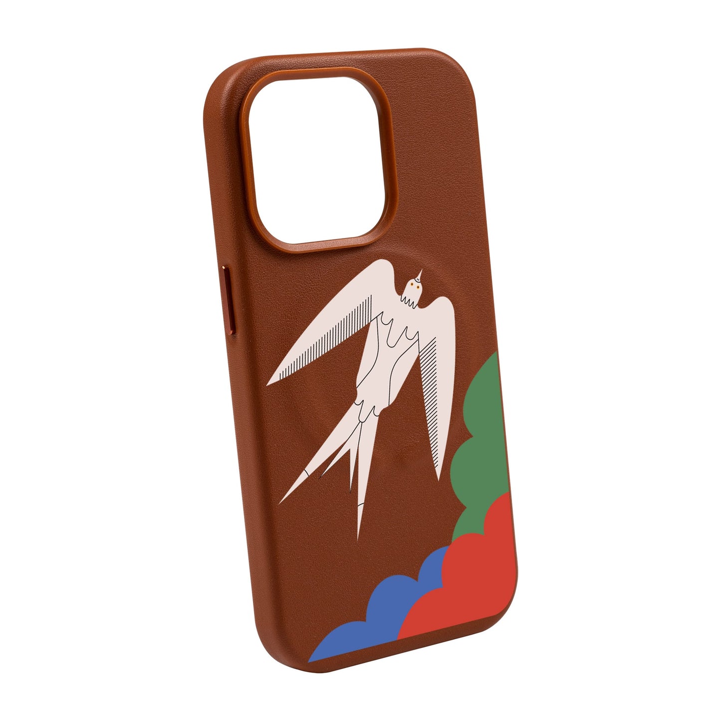 L’OISEAU LIBRE-iPhone 14 Pro Max Leather Kılıf MagSafe Özellikli