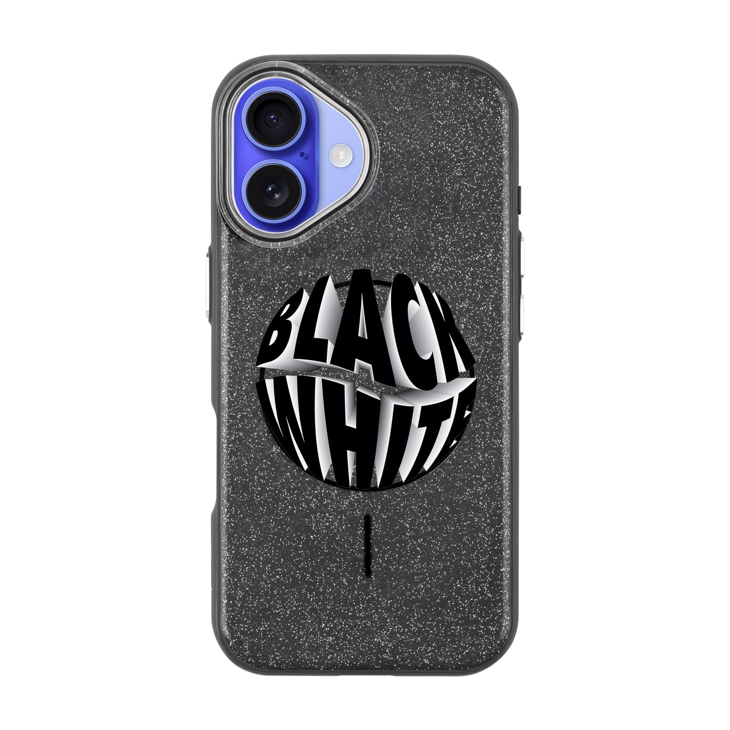 BLACK WHITE-iPhone 16 Plus Radiant Kılıf MagSafe Özellikli
