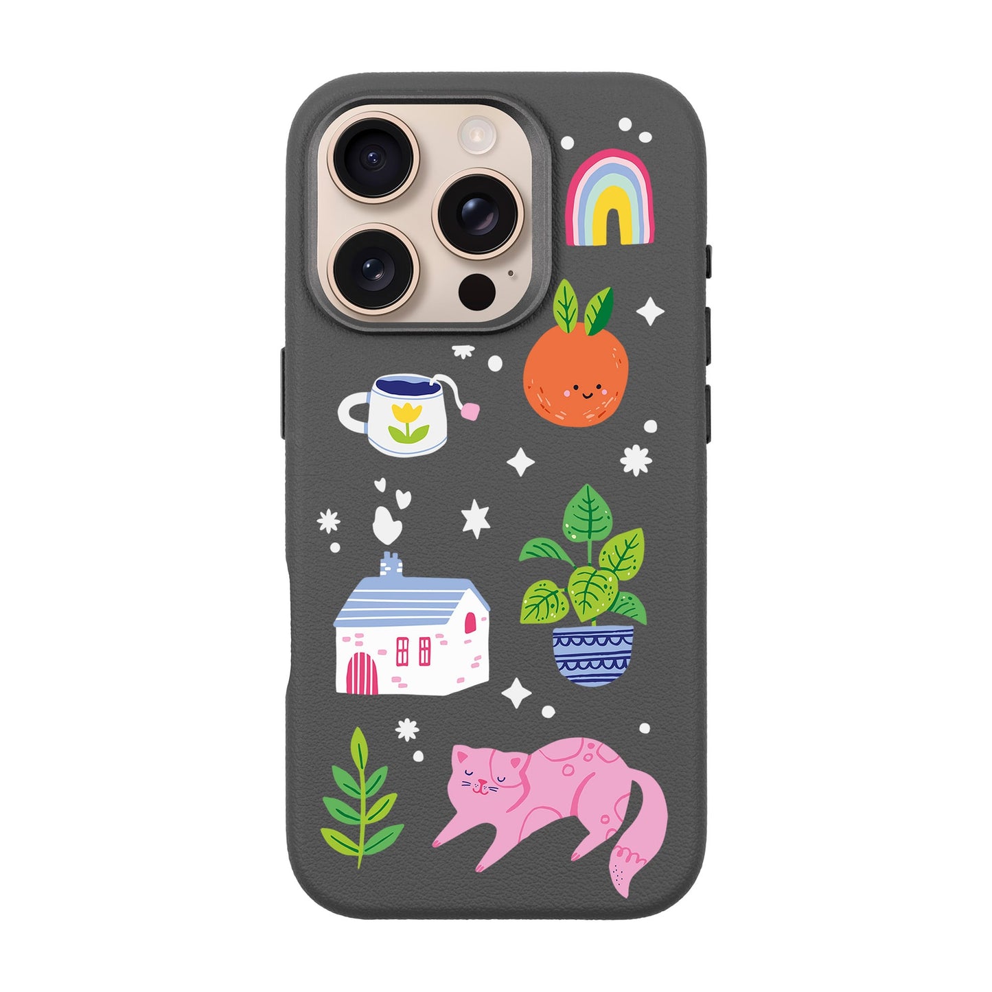 FRESH SPRING-iPhone 16 Pro Leather Premium Kılıf MagSafe Özellikli