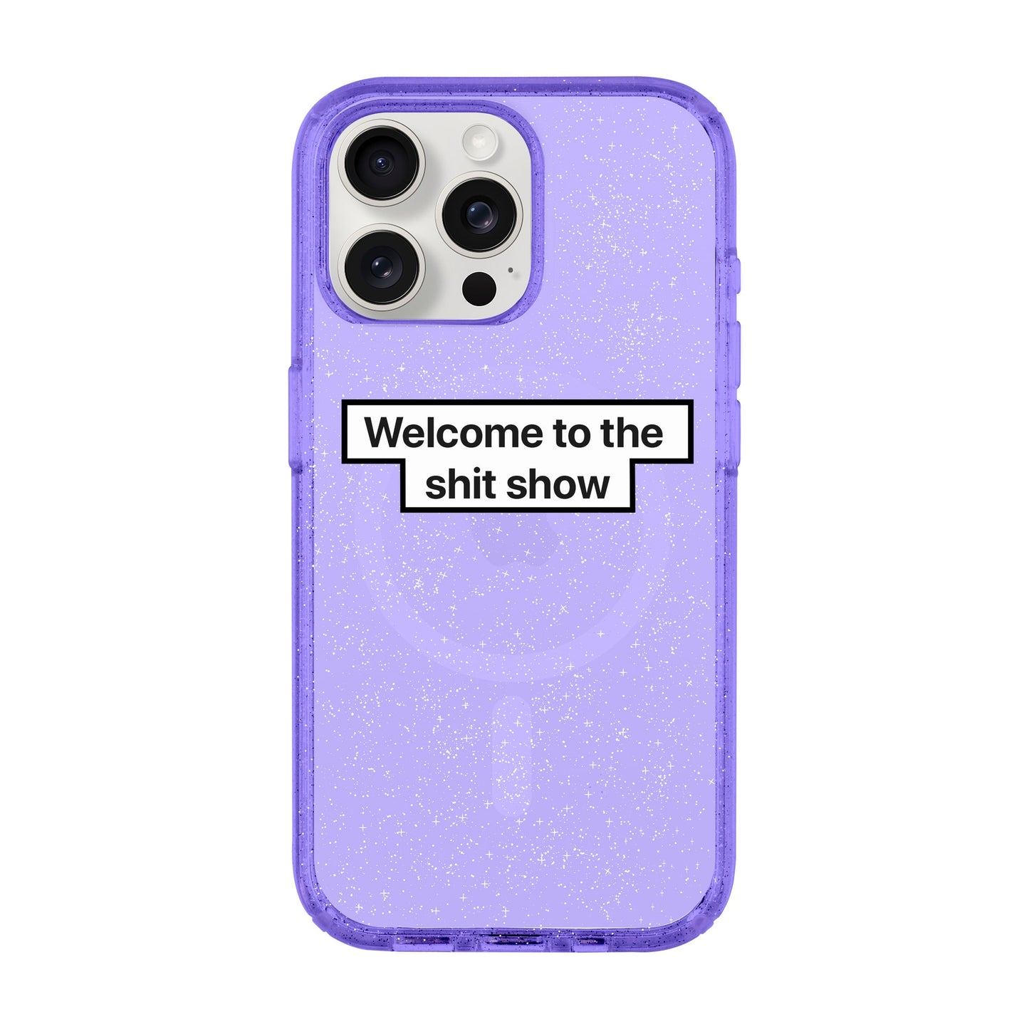 WELCOME-iPhone 15 Pro Max Shiny Kılıf MagSafe Özellikli