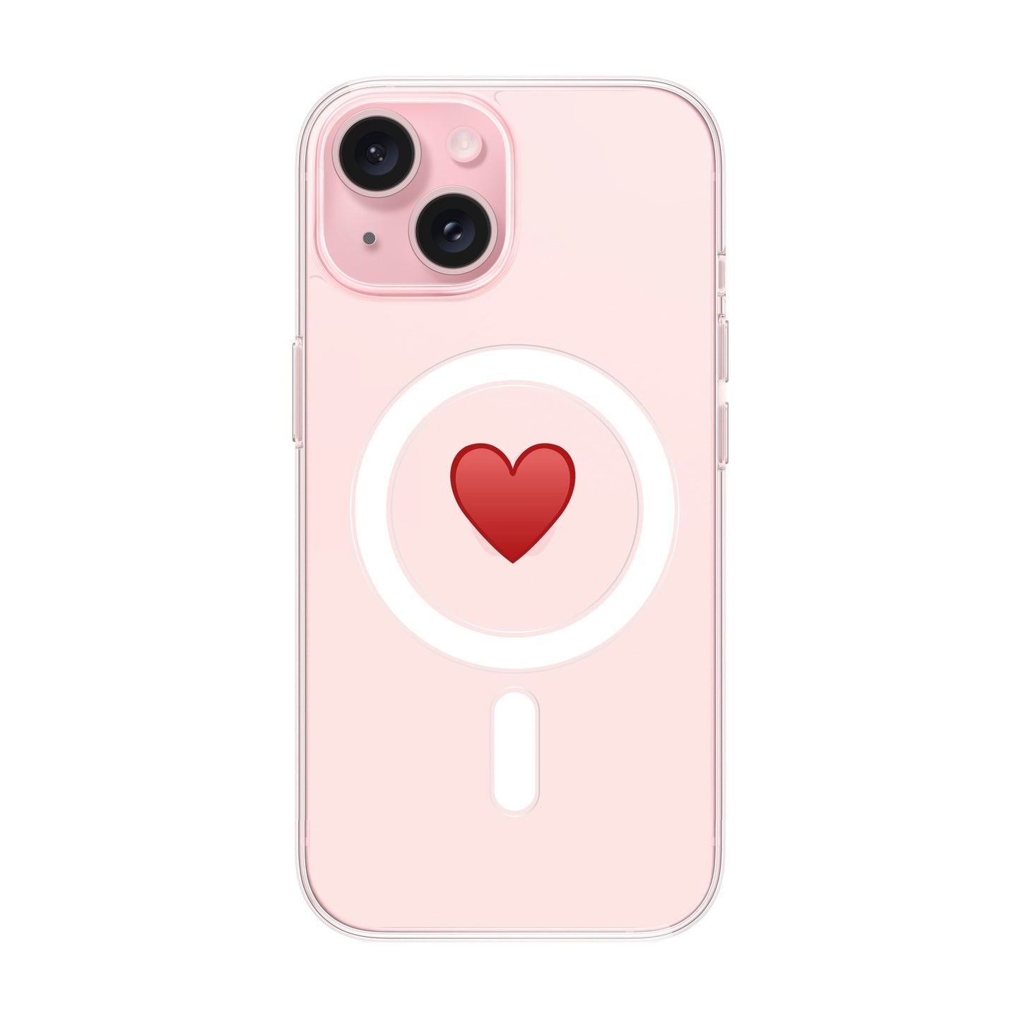 SPREAD HEART-iPhone 15 Solid Kılıf MagSafe Özellikli