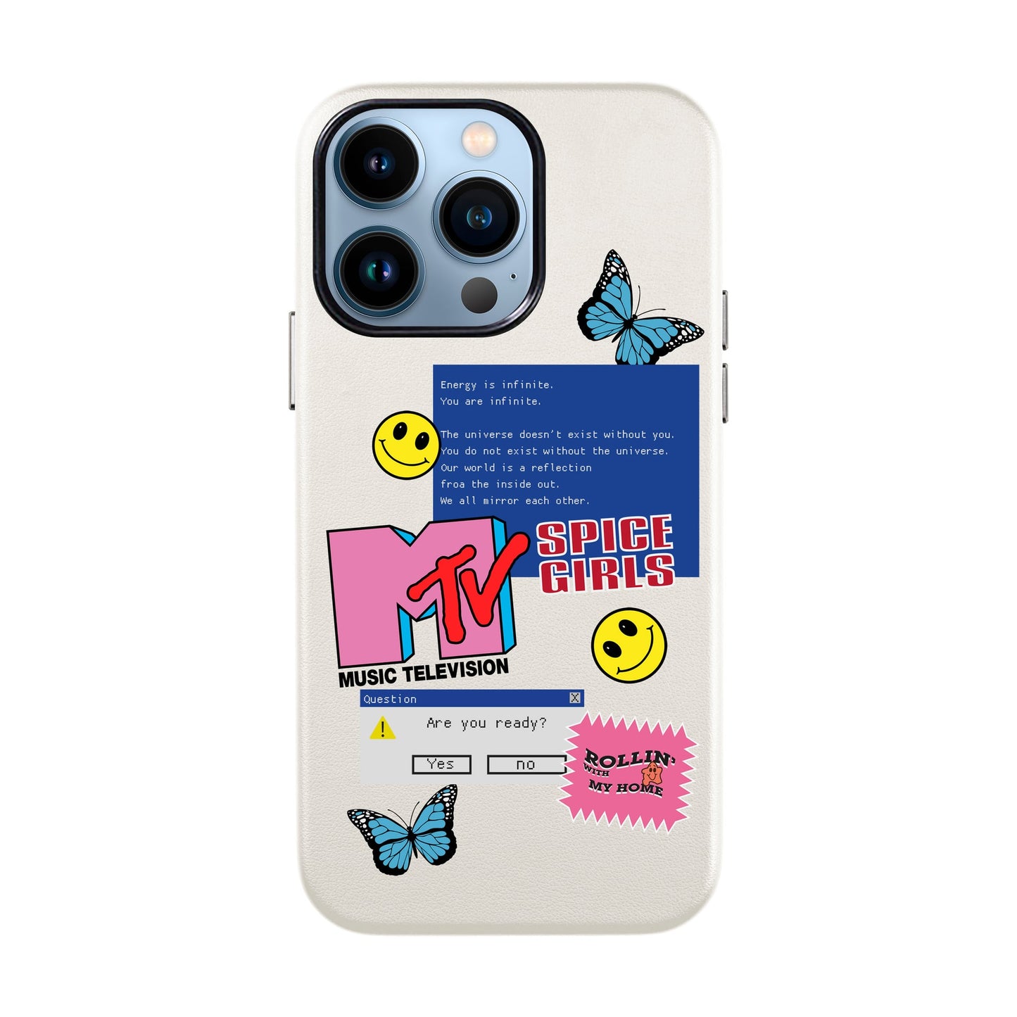 ARE YOU READY-iPhone 13 Pro Max Leather Kılıf