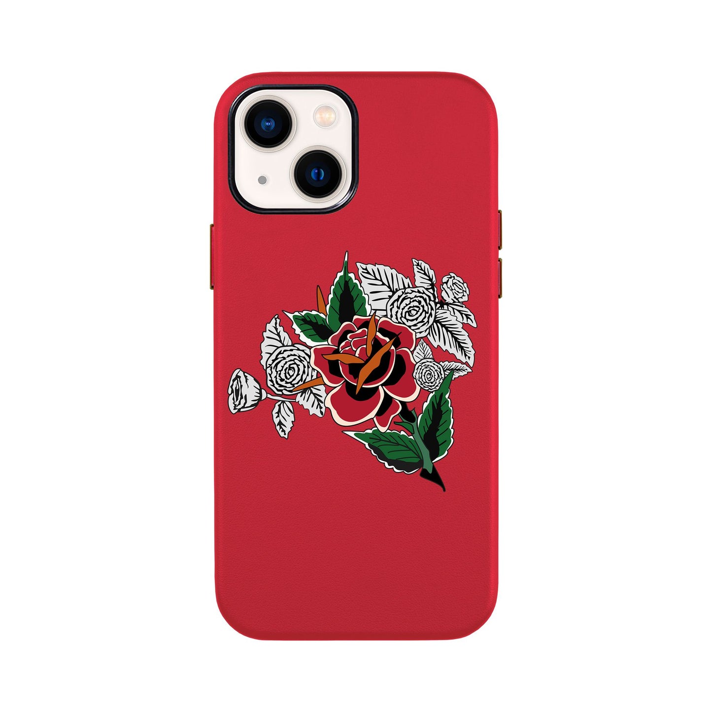 DRY ROSE-iPhone 14 Leather Kılıf