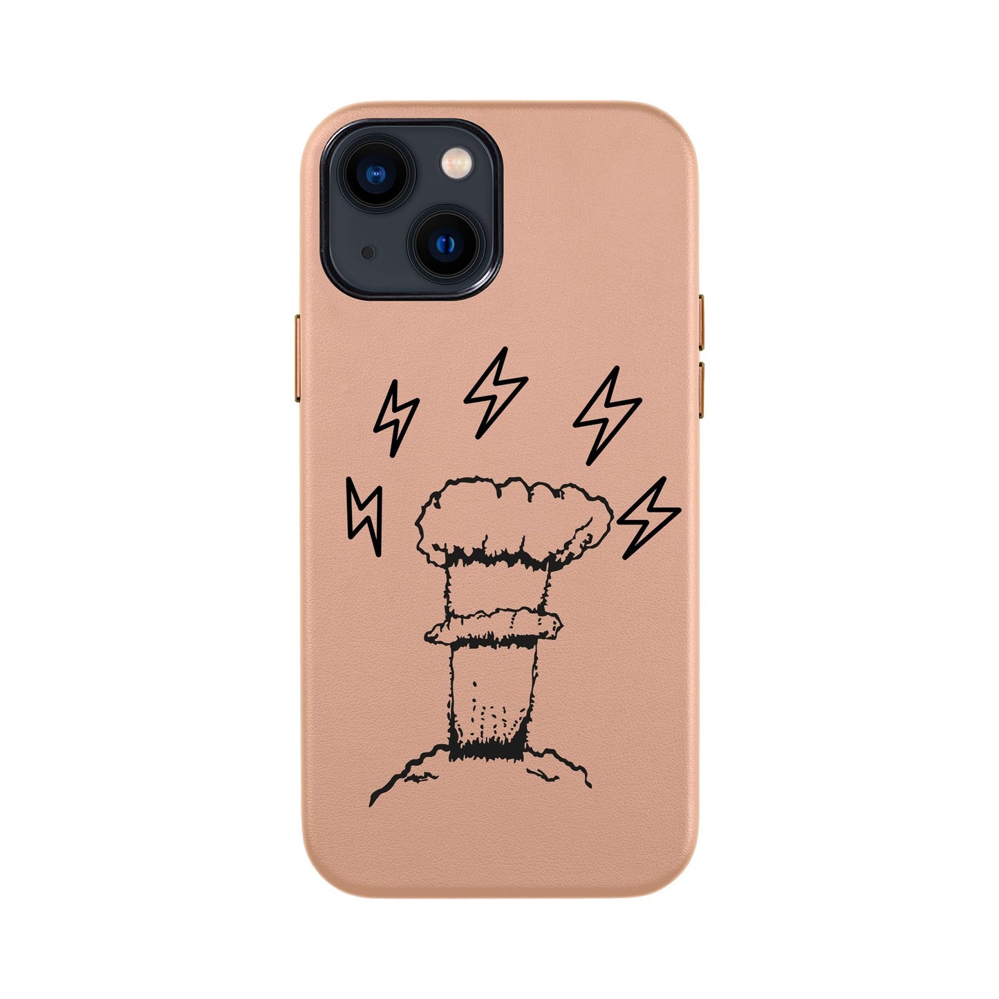 VOLCANIC-iPhone 13 Mini Leather Kılıf