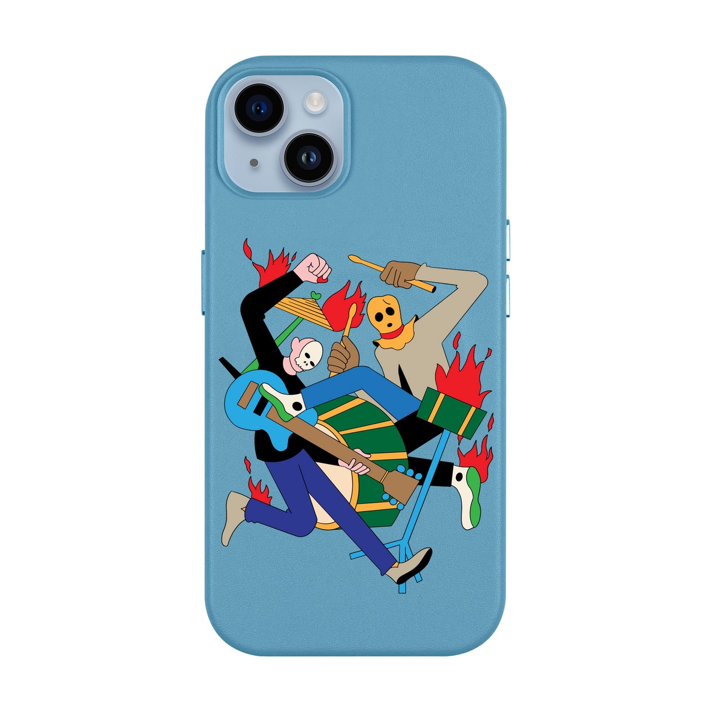 MONSTER MASH-iPhone 14 Plus Leather Kılıf MagSafe Özellikli