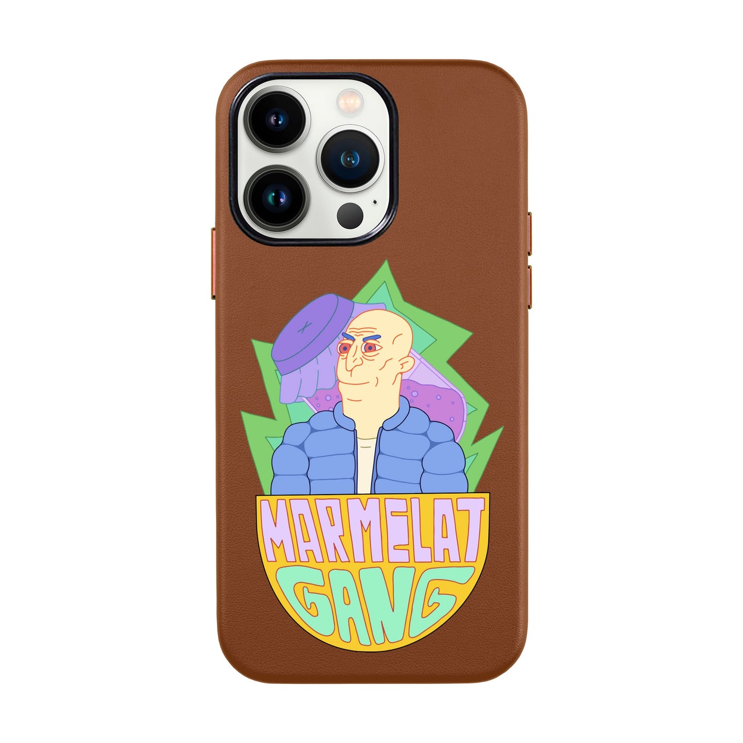MARMELAT GANG-iPhone 13 Pro Max Leather Kılıf