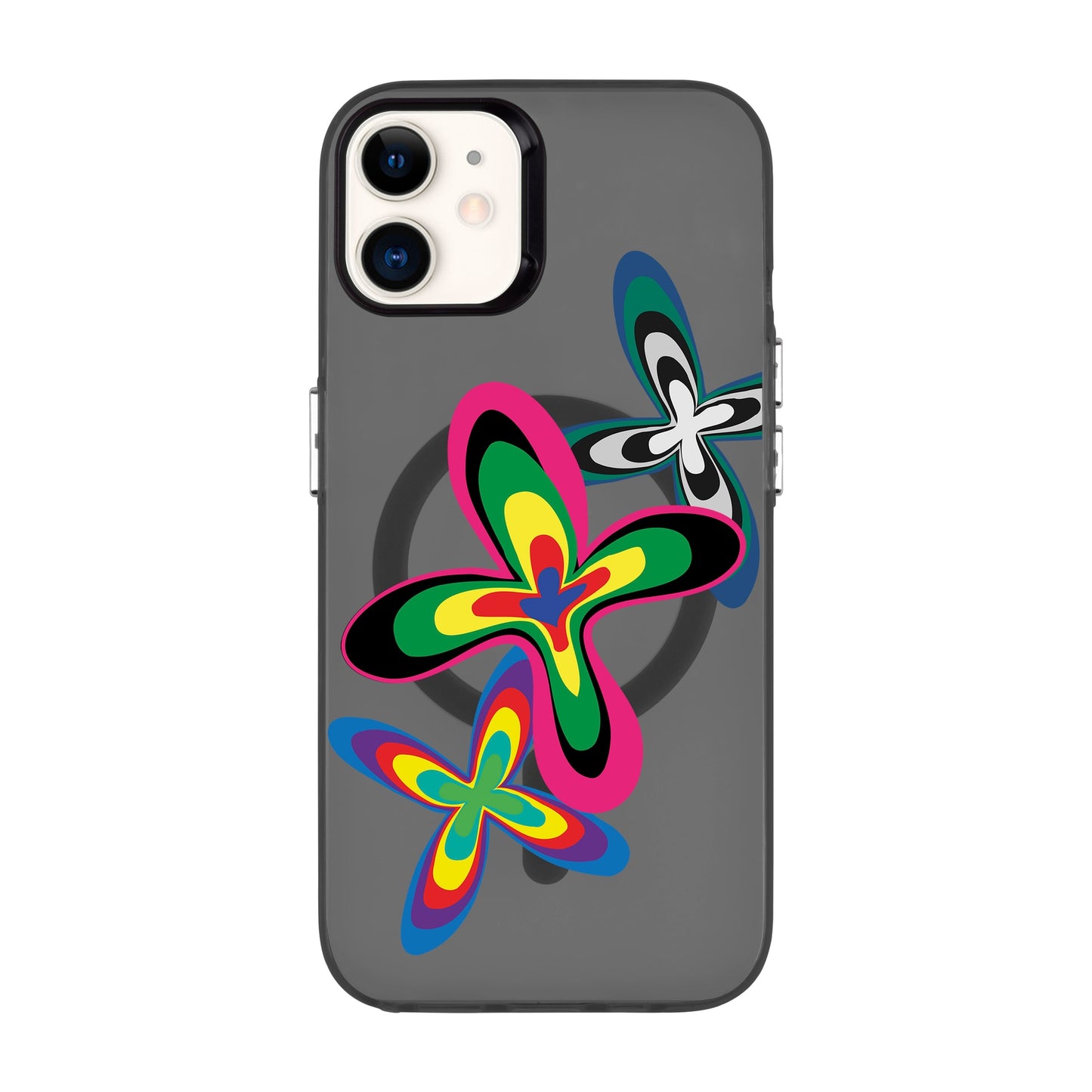 COLOR FLOWER-iPhone 11 Hold Kılıf MagSafe Özellikli