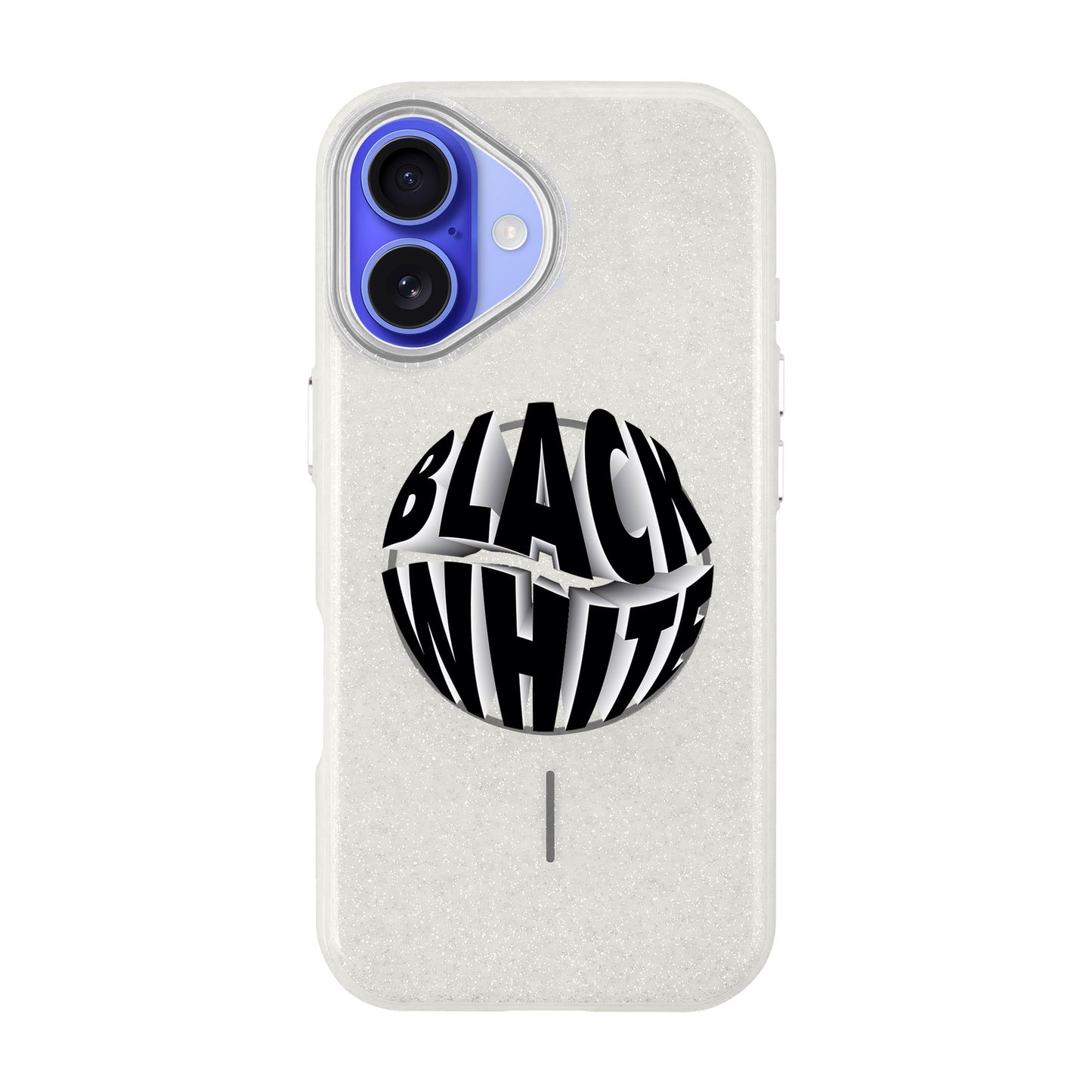 BLACK WHITE-iPhone 16 Plus Radiant Kılıf MagSafe Özellikli