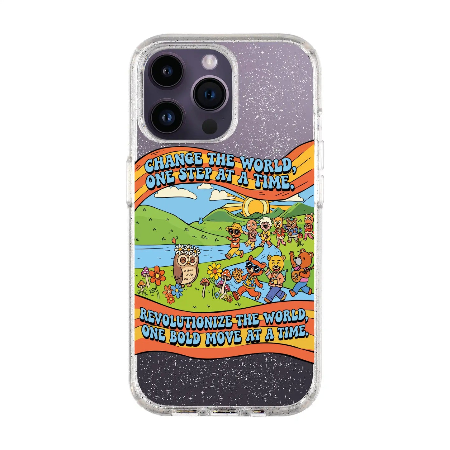 CHANGE THE WORLD-iPhone 14 Pro Max Shiny Kılıf MagSafe Özellikli