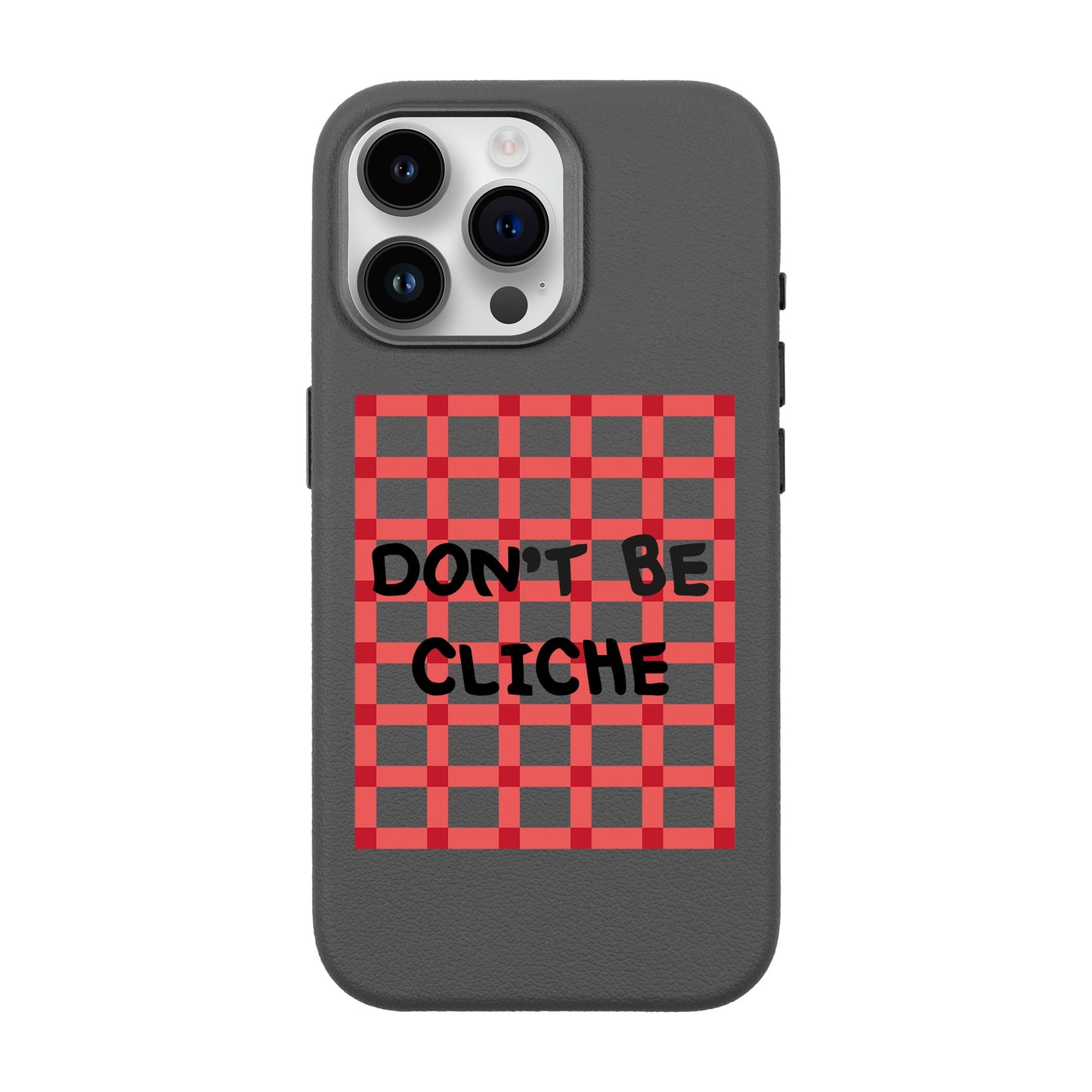 DON'T BE CLICHE-iPhone 14 Pro Max Leather Premium Kılıf MagSafe Özellikli