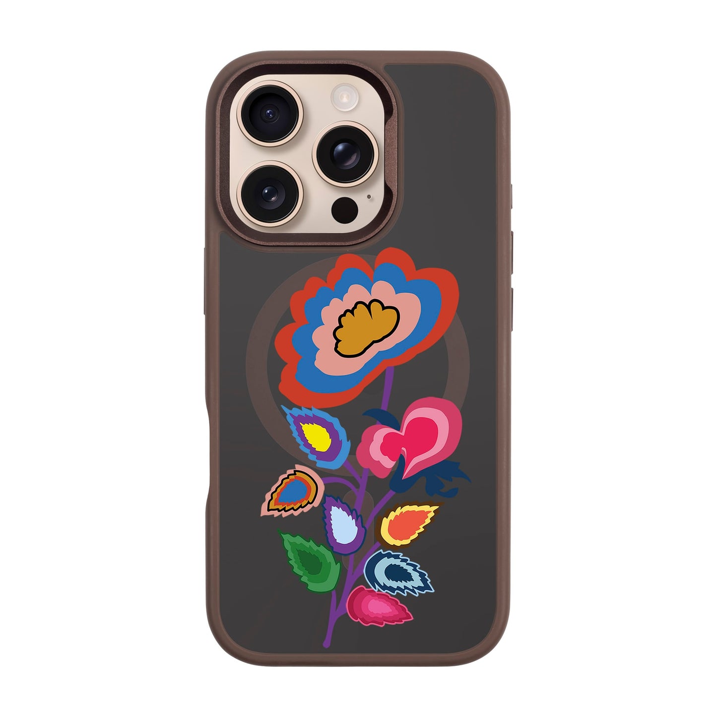 KNITTED FLOWER-iPhone 16 Pro Rise Kılıf MagSafe Özellikli