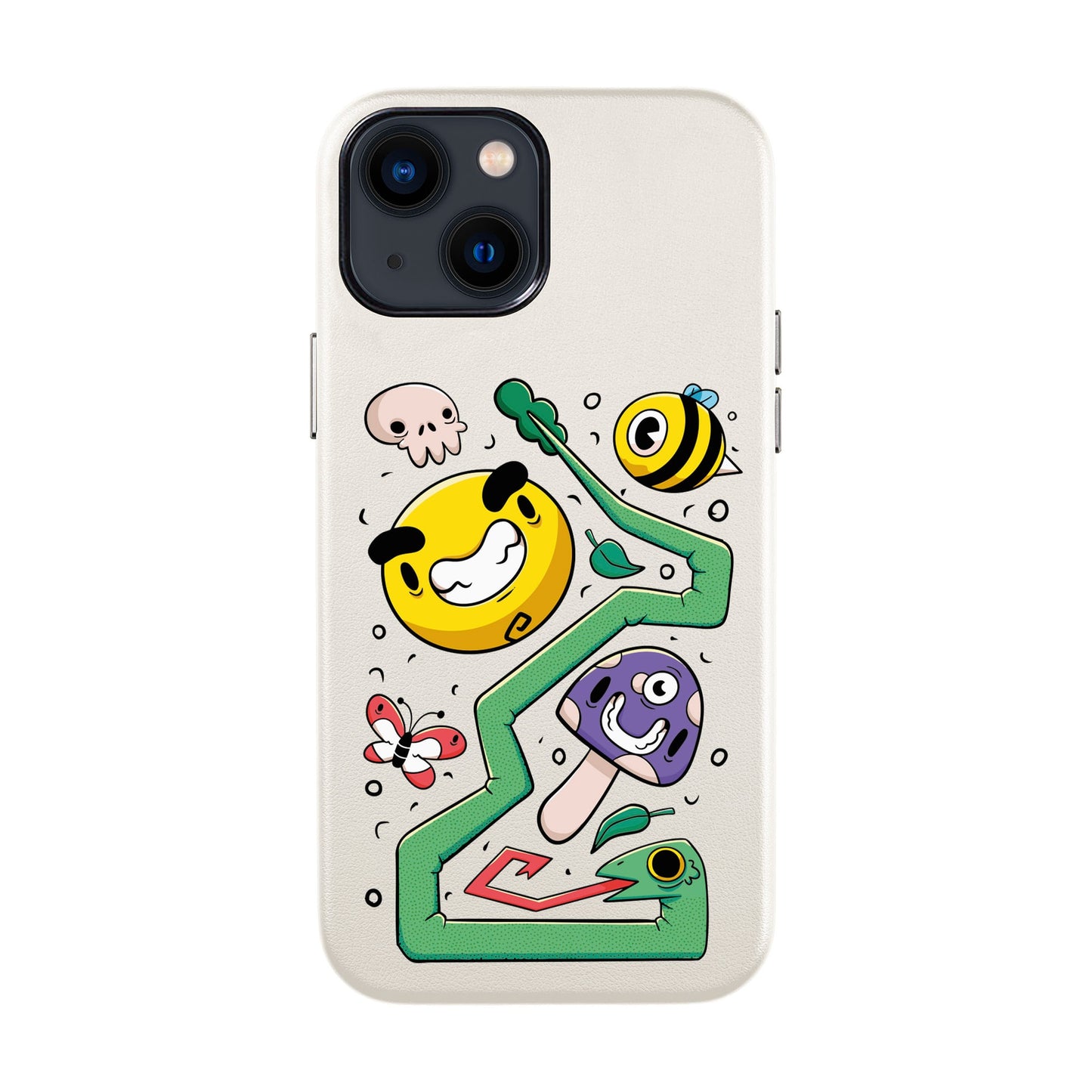 NADUR-iPhone 14 Leather Kılıf