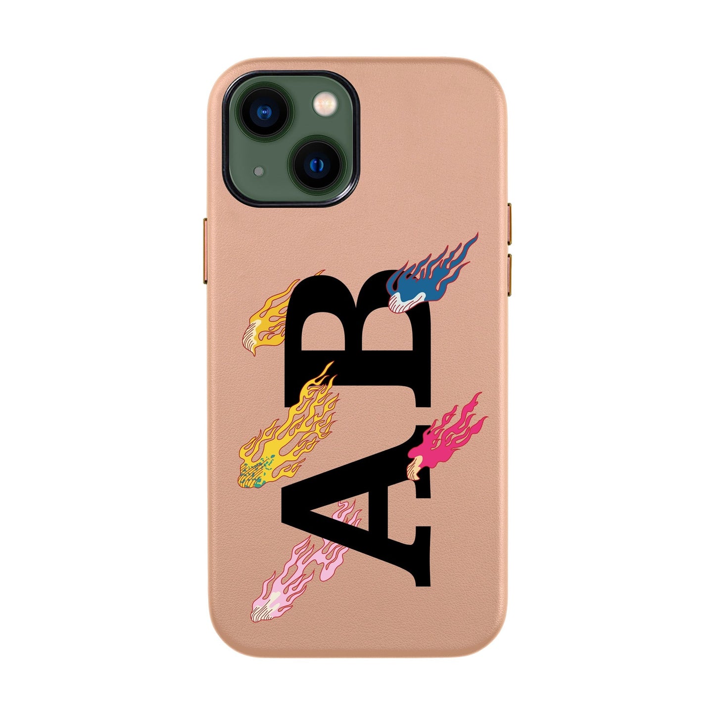 SHOOTİNG STAR KİŞİSELLEŞTİRİLMİŞ-iPhone 14 Leather Kılıf