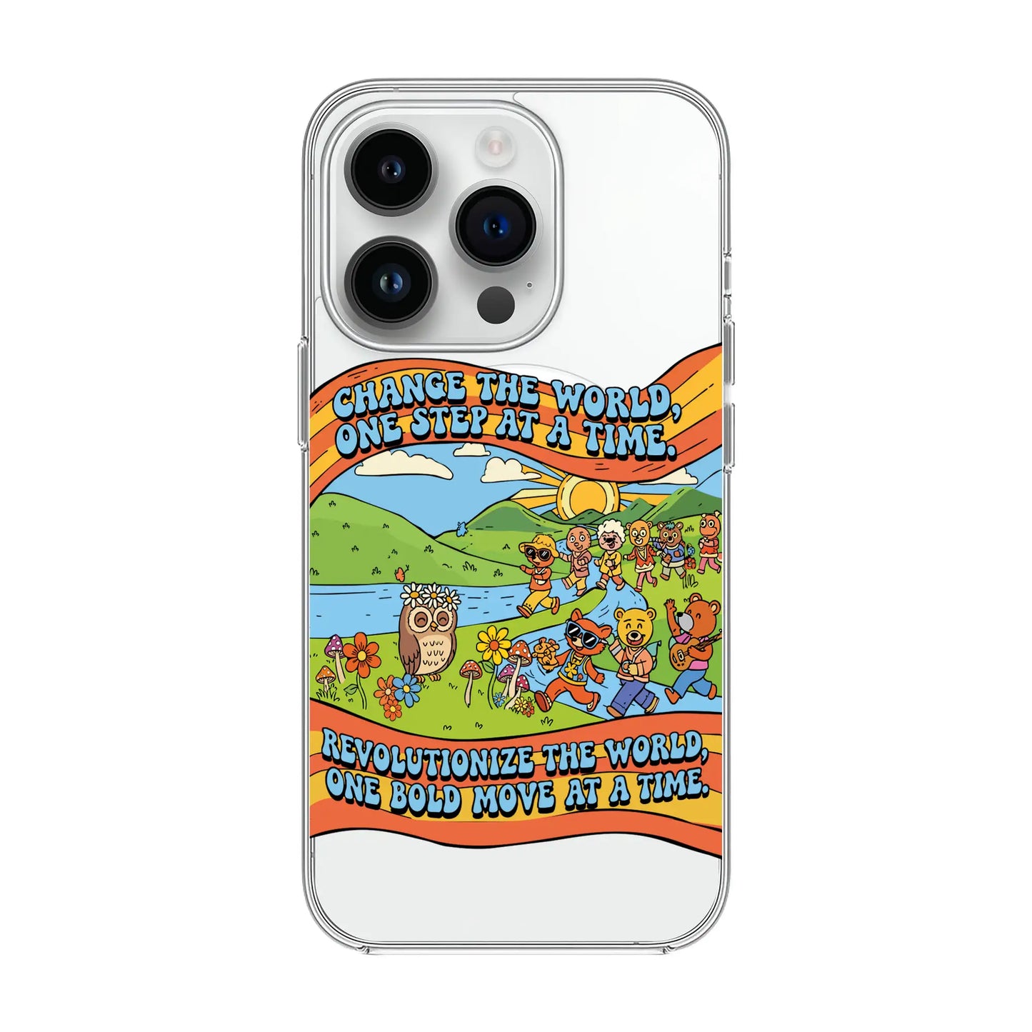 CHANGE THE WORLD-iPhone 14 Pro Solid Kılıf
