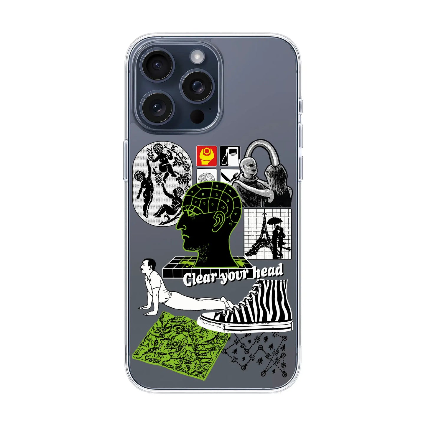 CLEAR YOUR HEAD-iPhone 15 Pro Max Solid Kılıf