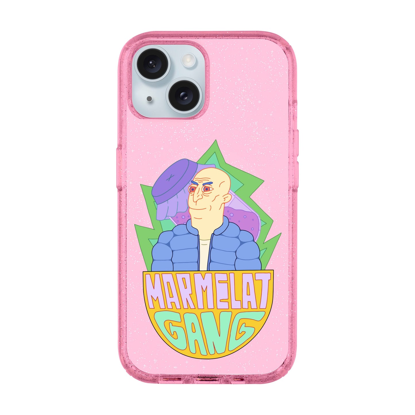 MARMELAT GANG-iPhone 15 Plus Shiny Kılıf MagSafe Özellikli