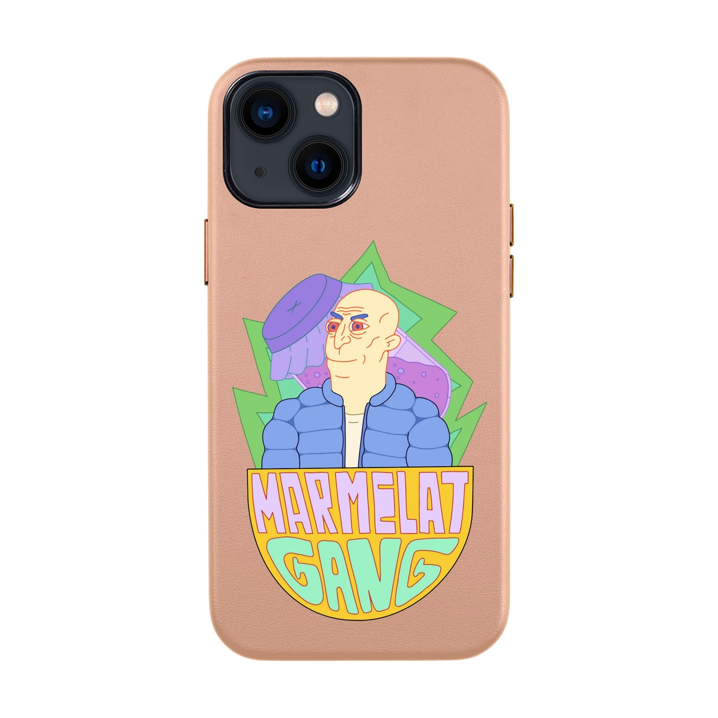 MARMELAT GANG-iPhone 13 Mini Leather Kılıf
