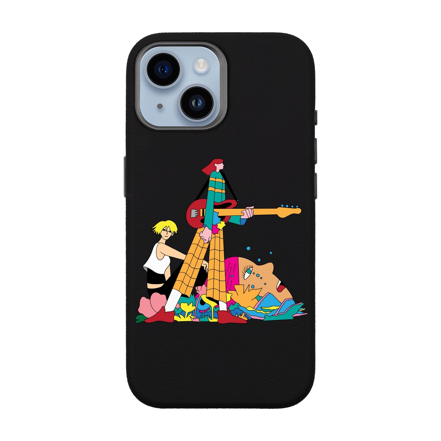 HER BAND-iPhone 14 Leather Premium Kılıf MagSafe Özellikli