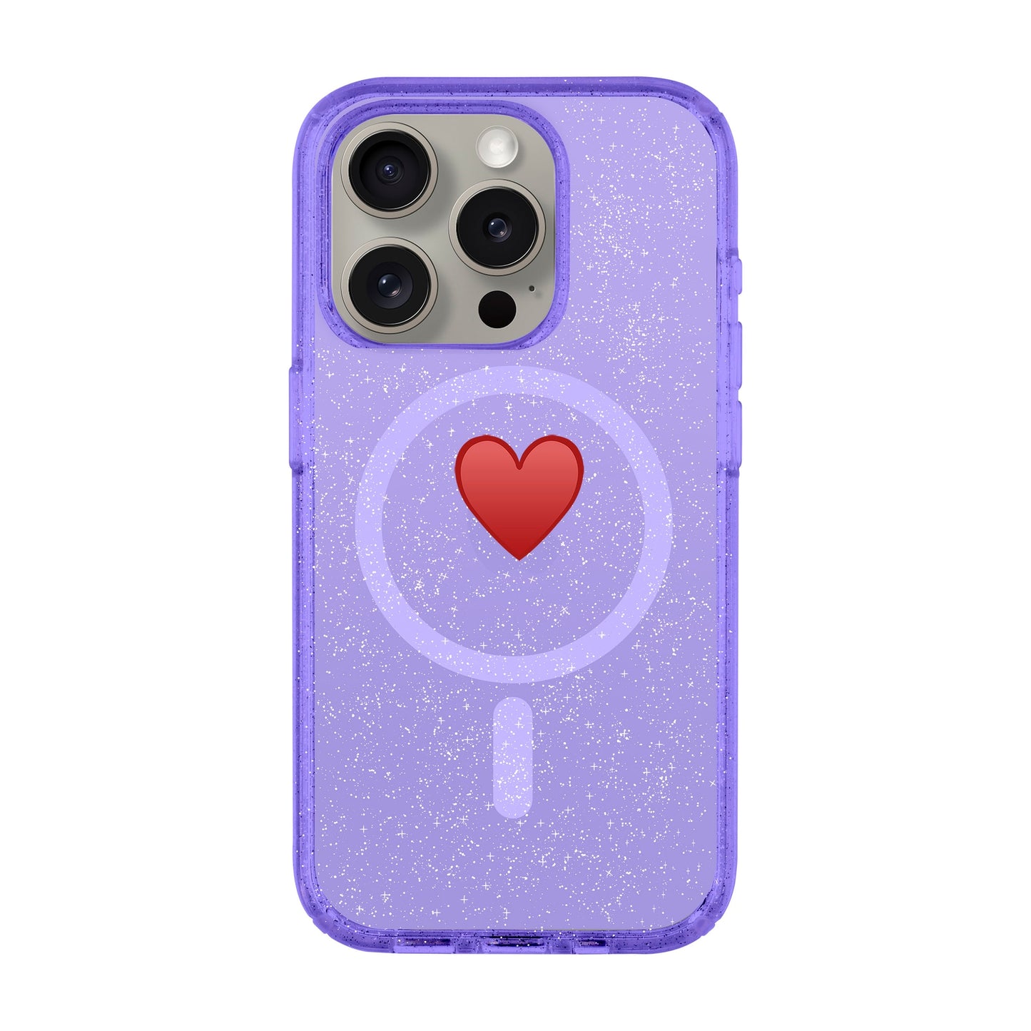 SPREAD HEART-iPhone 15 Pro Shiny Kılıf MagSafe Özellikli