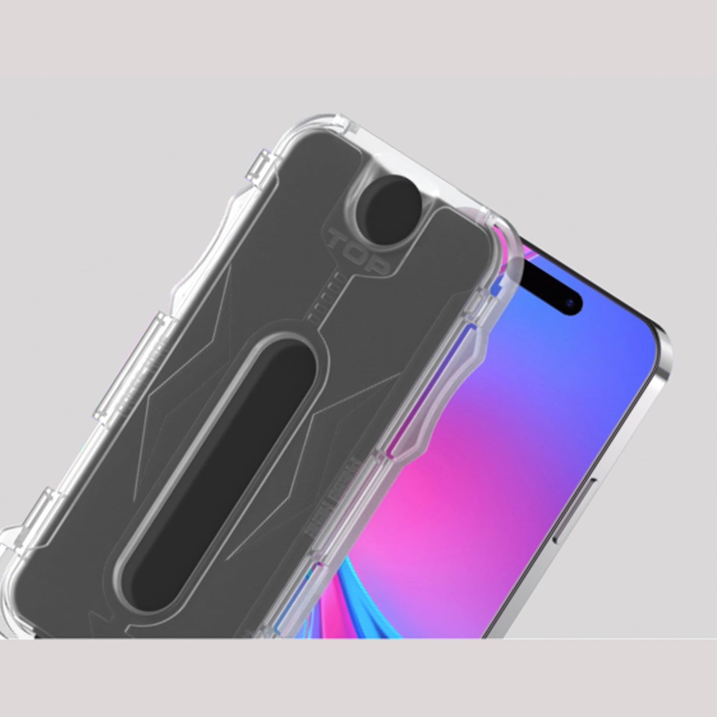 NEW-iPhone 13 Kolay Kurulum 5D Magic Hayalet Cam Ekran Koruyucu