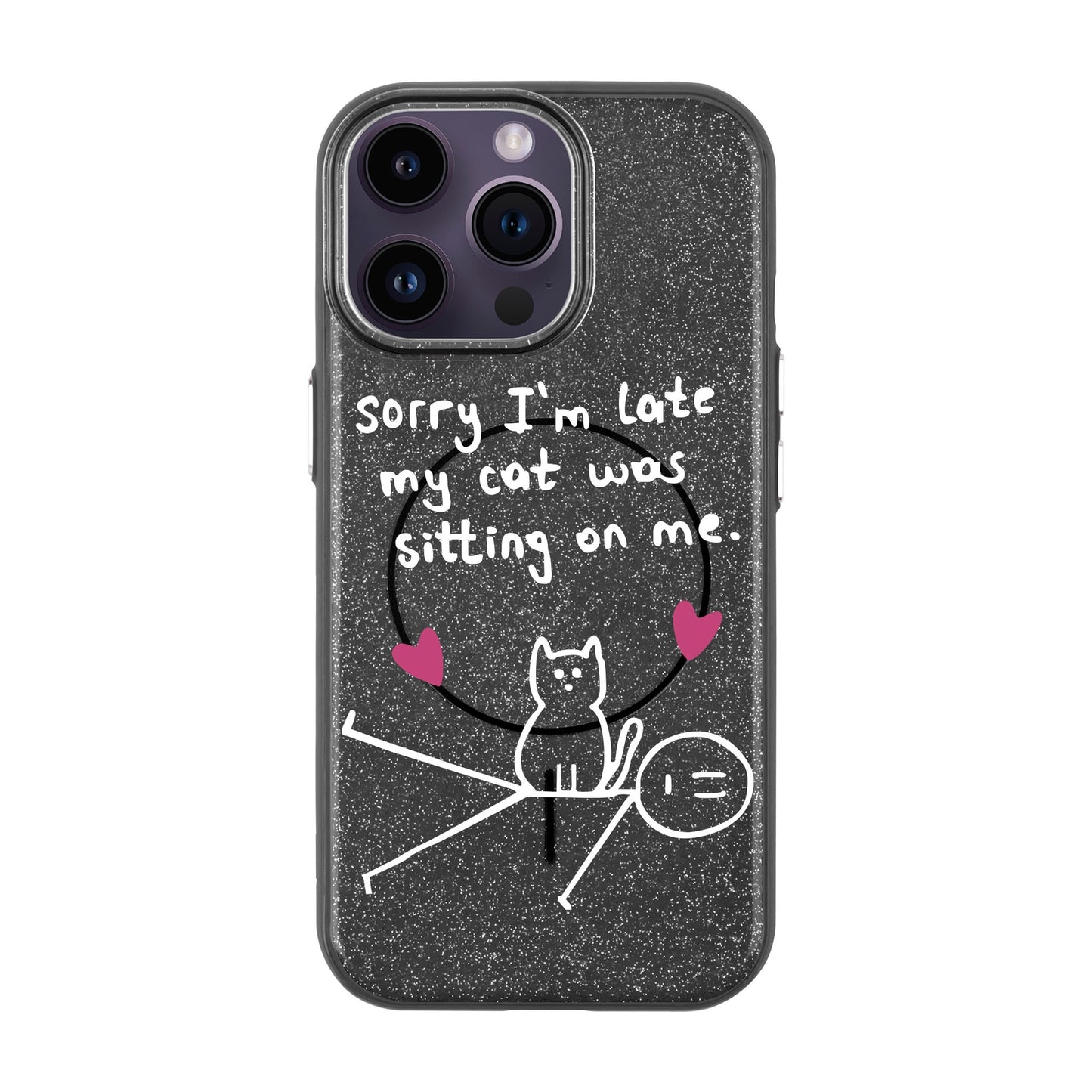 SORRY I'M LATE-iPhone 14 Pro Max Radiant Kılıf MagSafe Özellikli